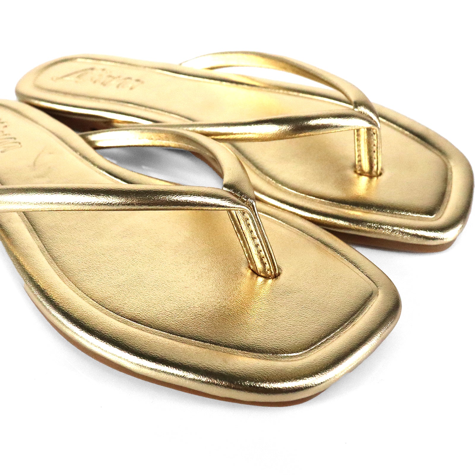 TALLULAH-1 THONG SLIDE GOLD