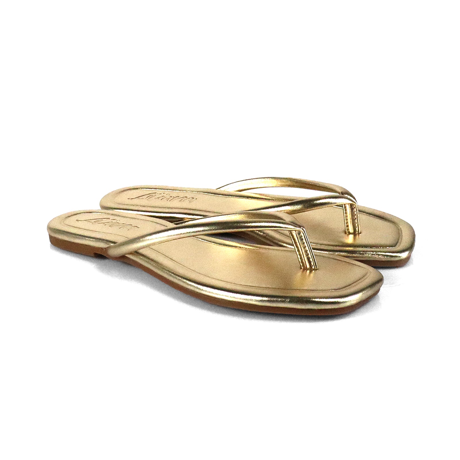 TALLULAH-1 THONG SLIDE GOLD