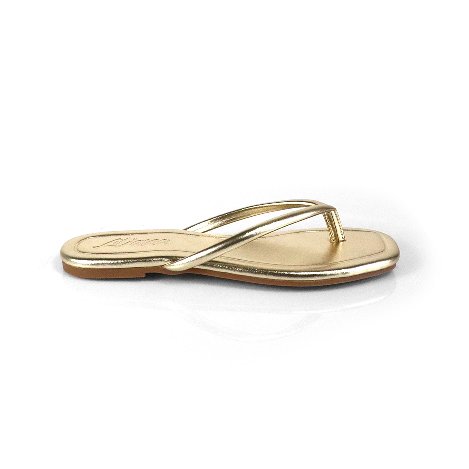 TALLULAH-1 THONG SLIDE GOLD