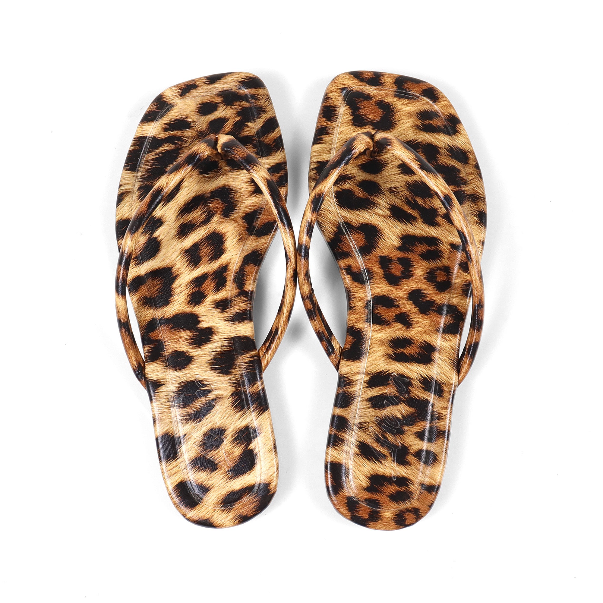 TALLULAH-1 THONG SLIDE LEOPARD