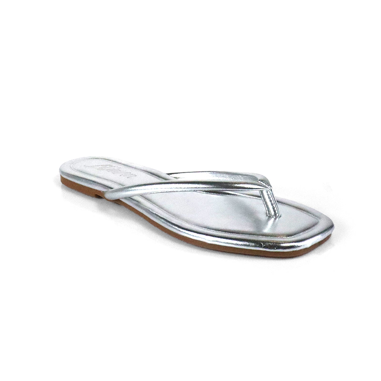 TALLULAH-1 THONG SLIDE SILVER