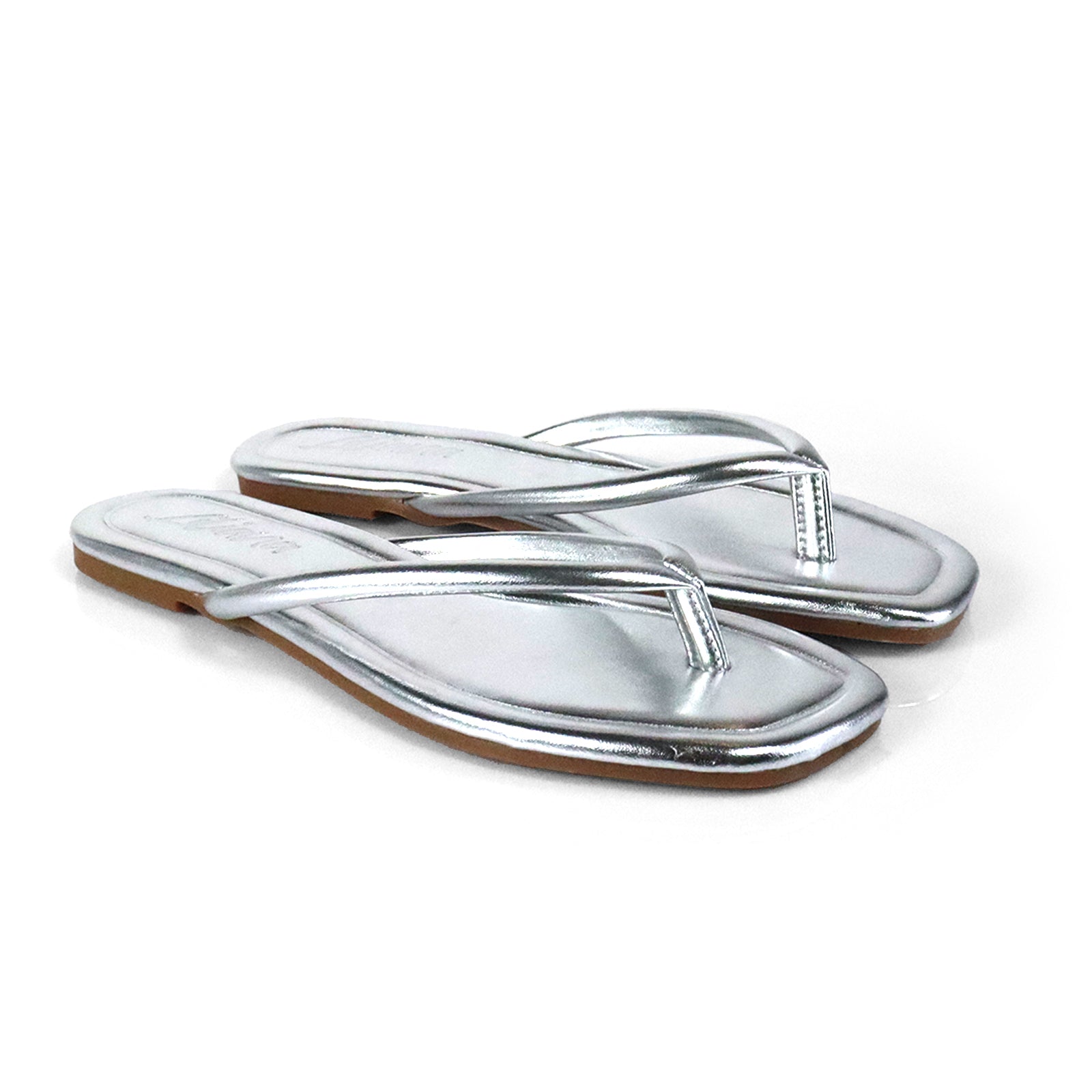 TALLULAH-1 THONG SLIDE SILVER
