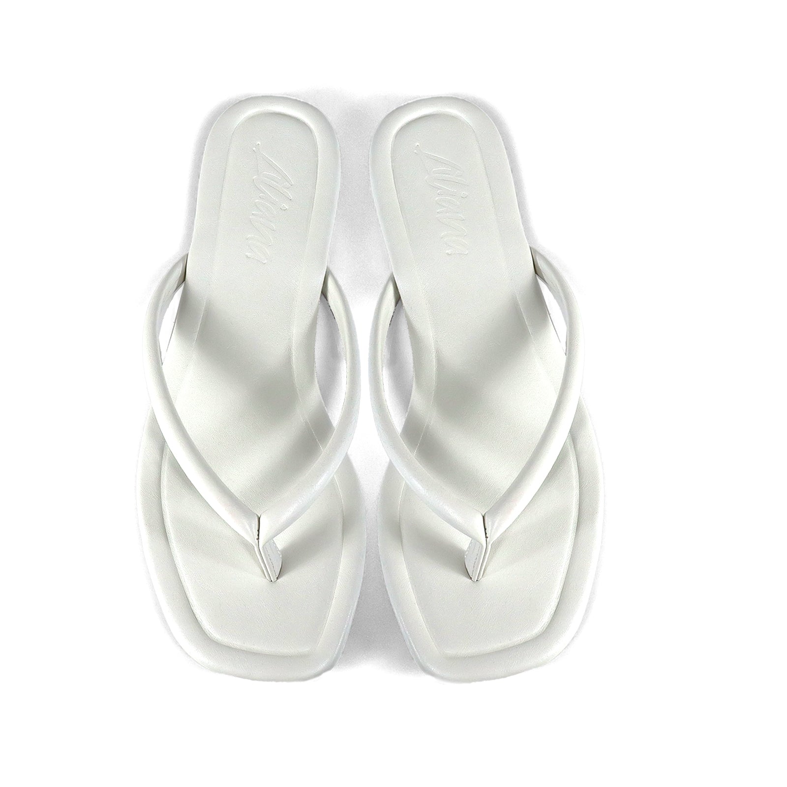 TALLULAH-1 THONG SLIDE WHITE