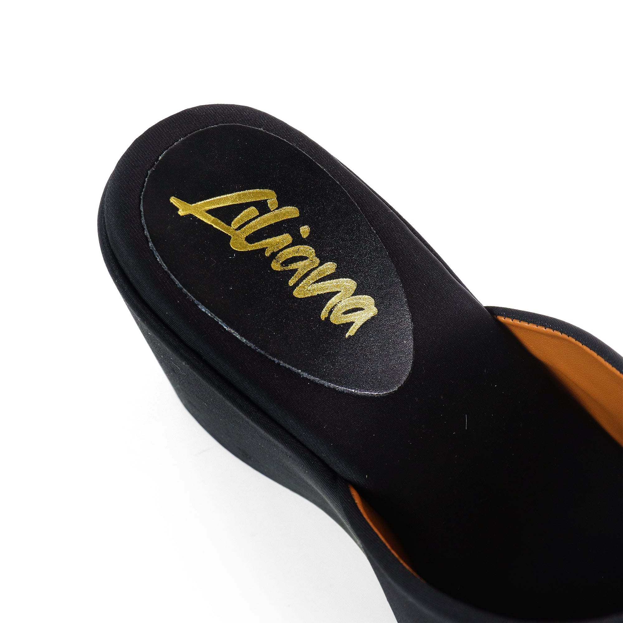 TATIANA-1 OPEN TOE HORSEBIT MULE W/ WEDGE BLACK