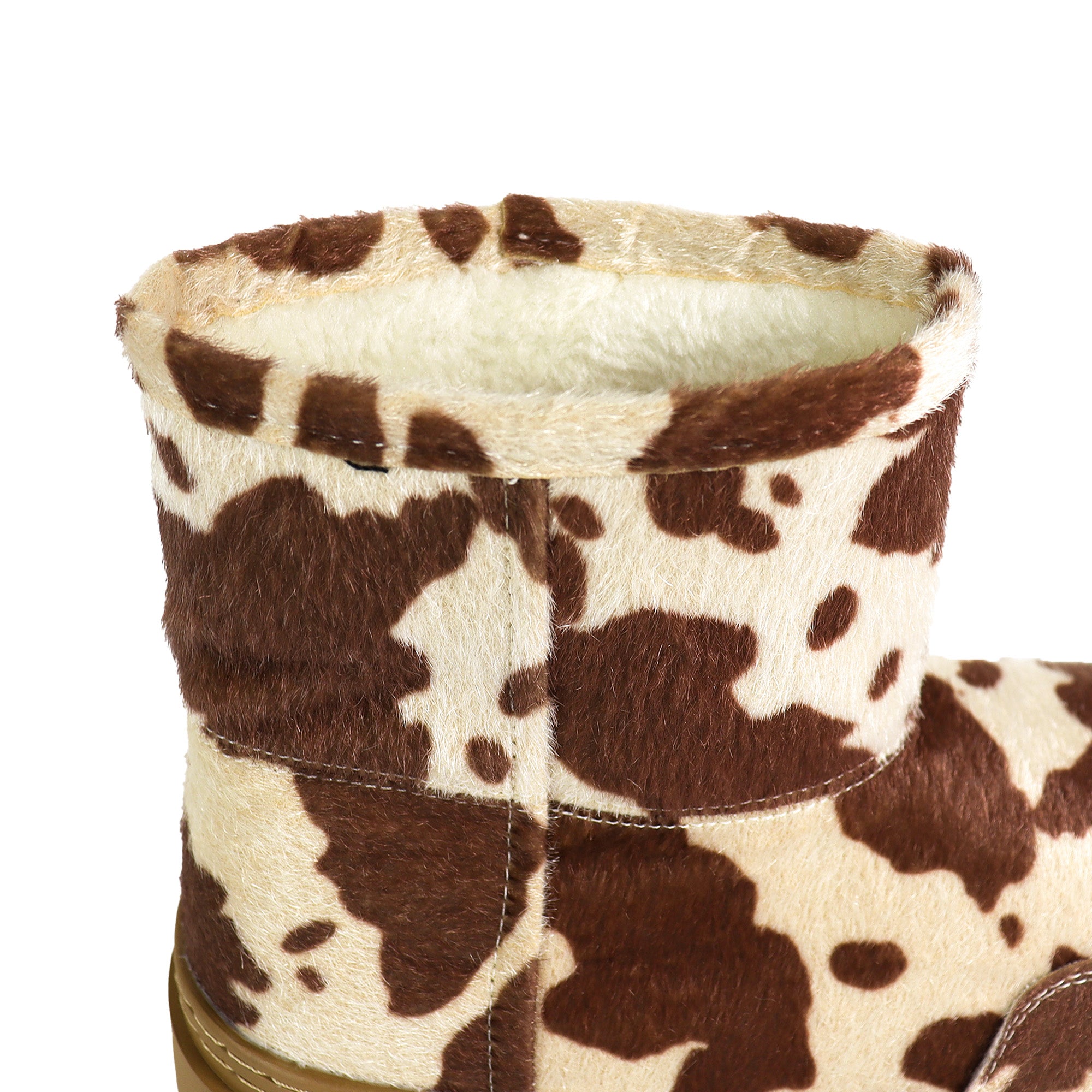 TORRIA-1 ROUND TOE ALASKA ANKLE BOOTS W/ LUG SOLE MOCHA COW