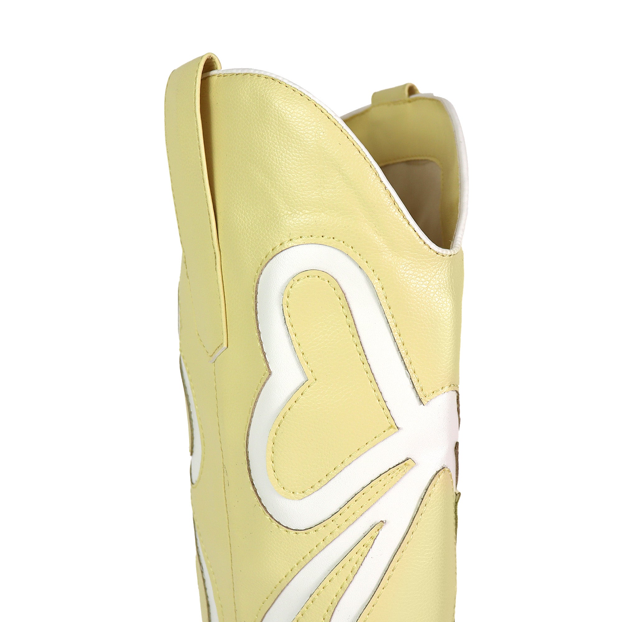 TRUETT-1 WESTERN COWBOY BOOTIE W/ BOW DETAIL BUTTER