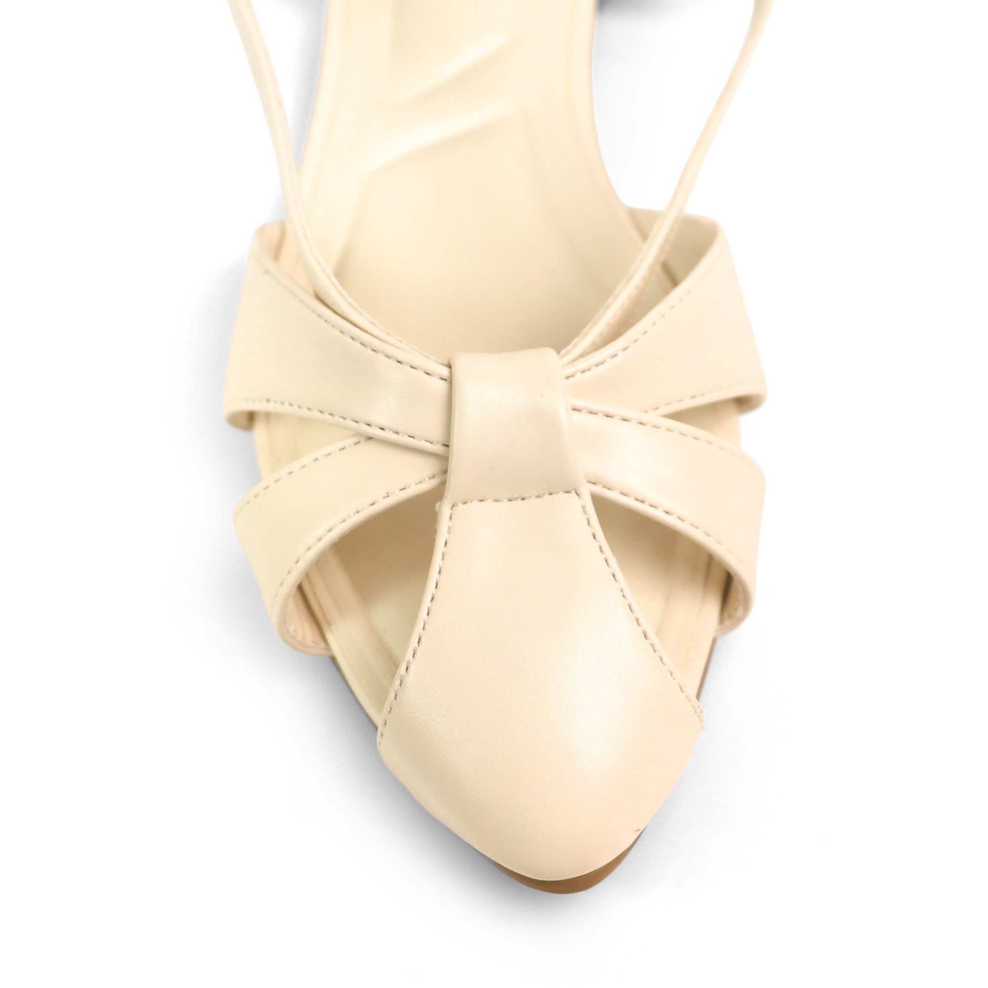 VERANO-5 STRAP SLINGBACK SANDAL IVORY