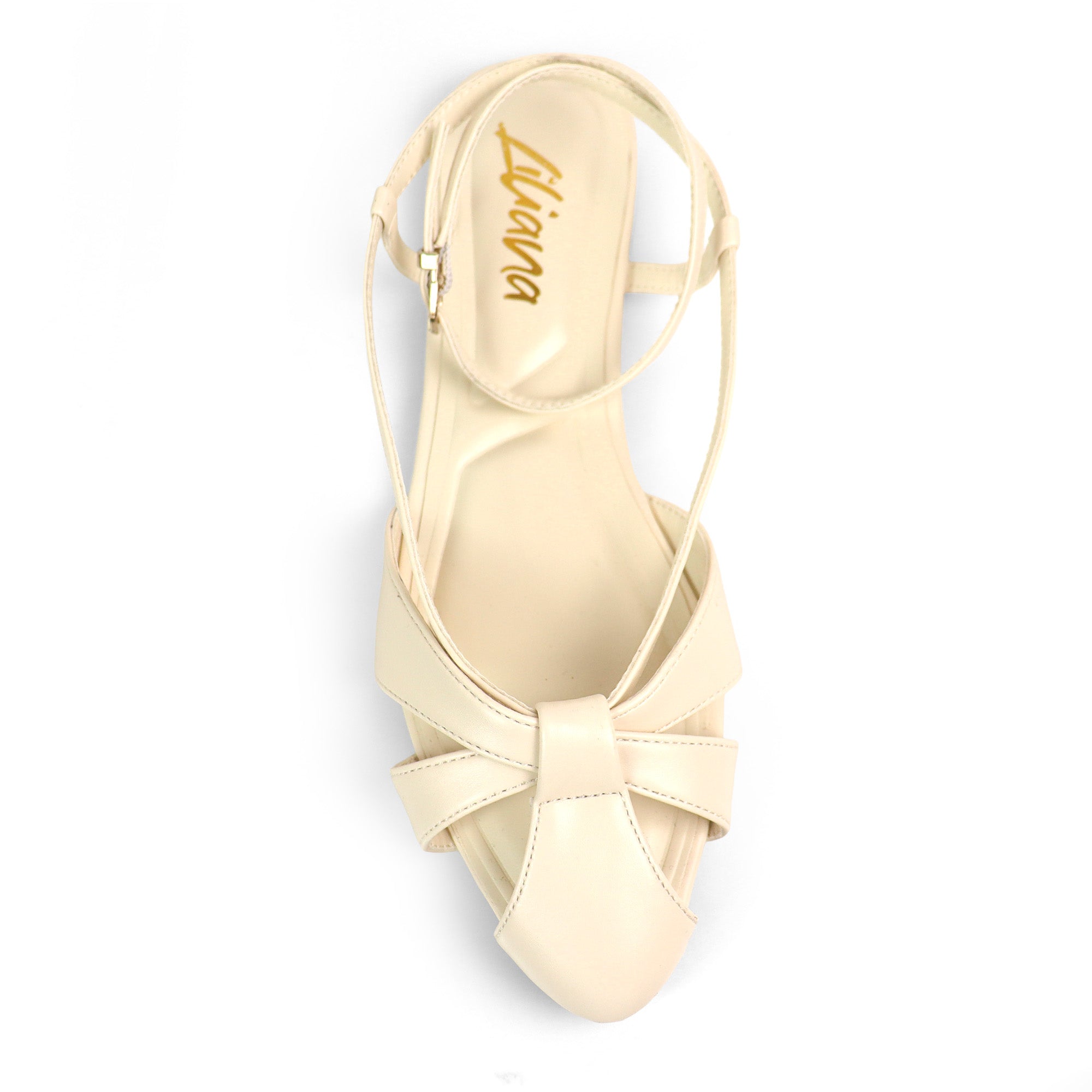 VERANO-5 STRAP SLINGBACK SANDAL IVORY