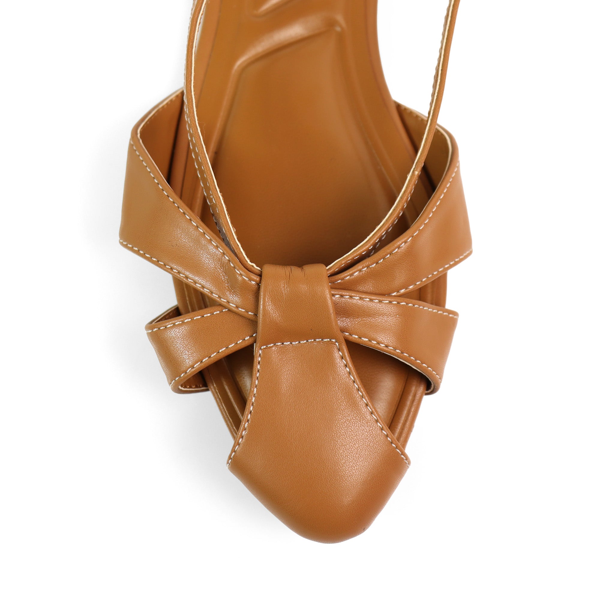 VERANO-5 STRAP SLINGBACK SANDAL TAN