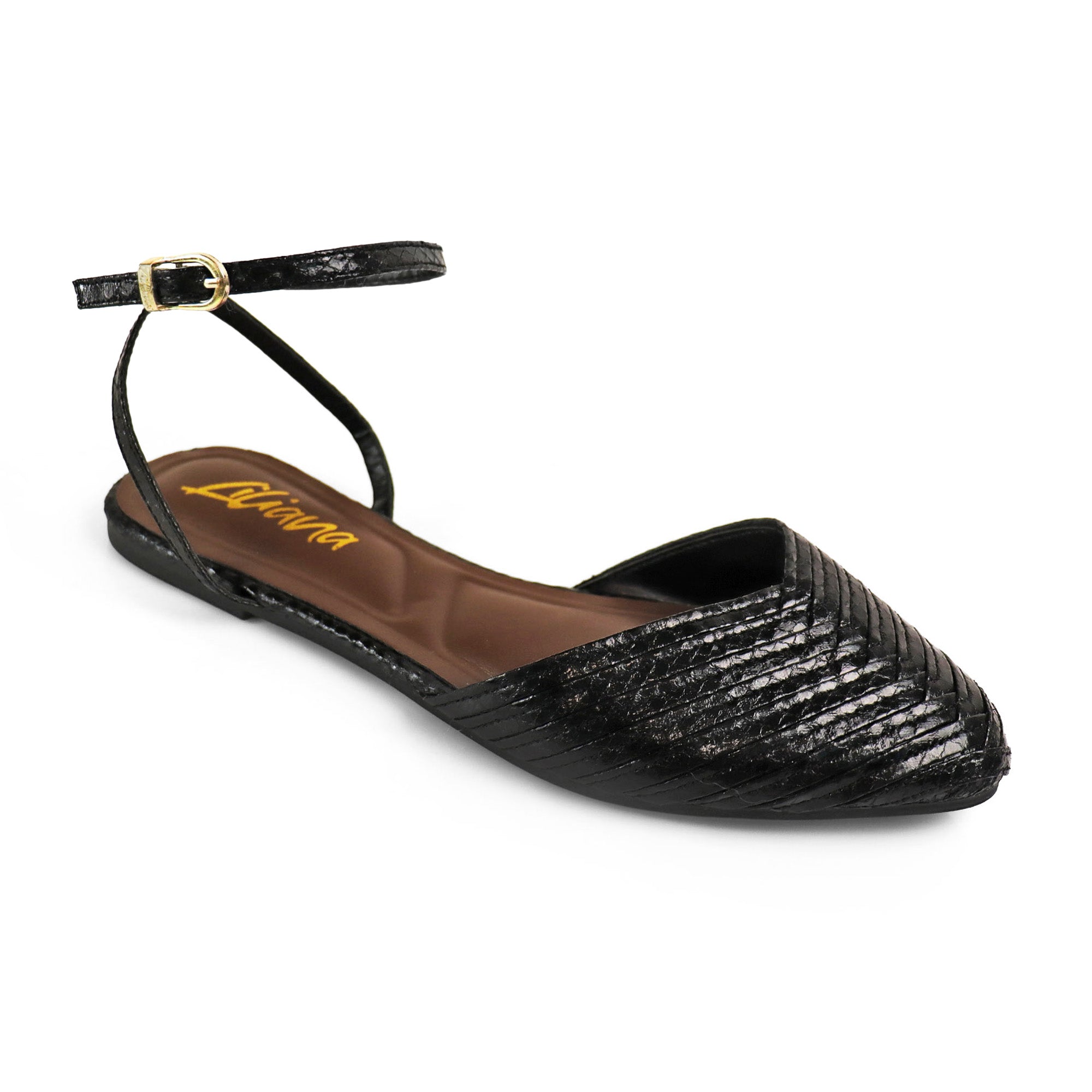 VERANO-6 STRAP SLINGBACK SANDAL BLACK