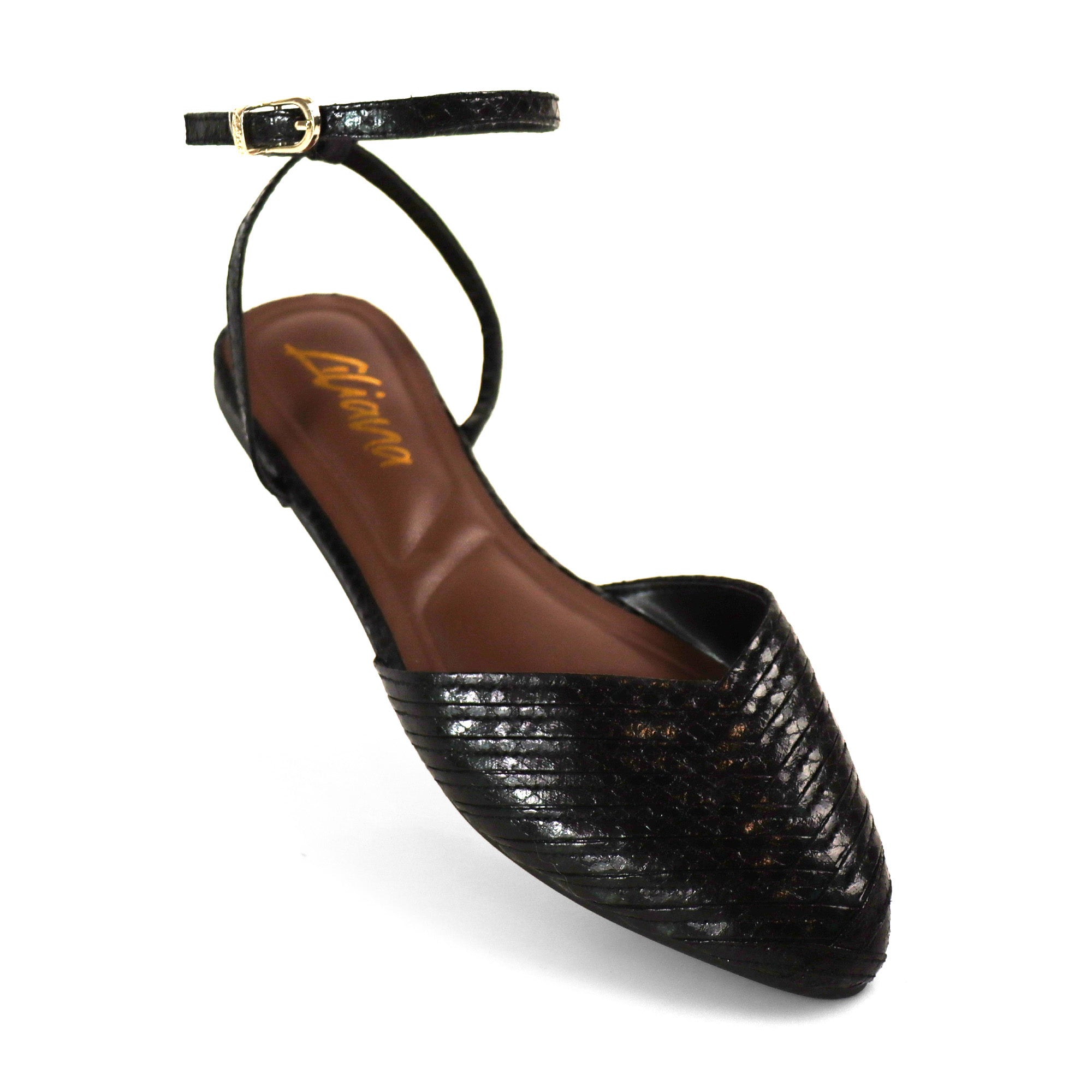 VERANO-6 STRAP SLINGBACK SANDAL BLACK