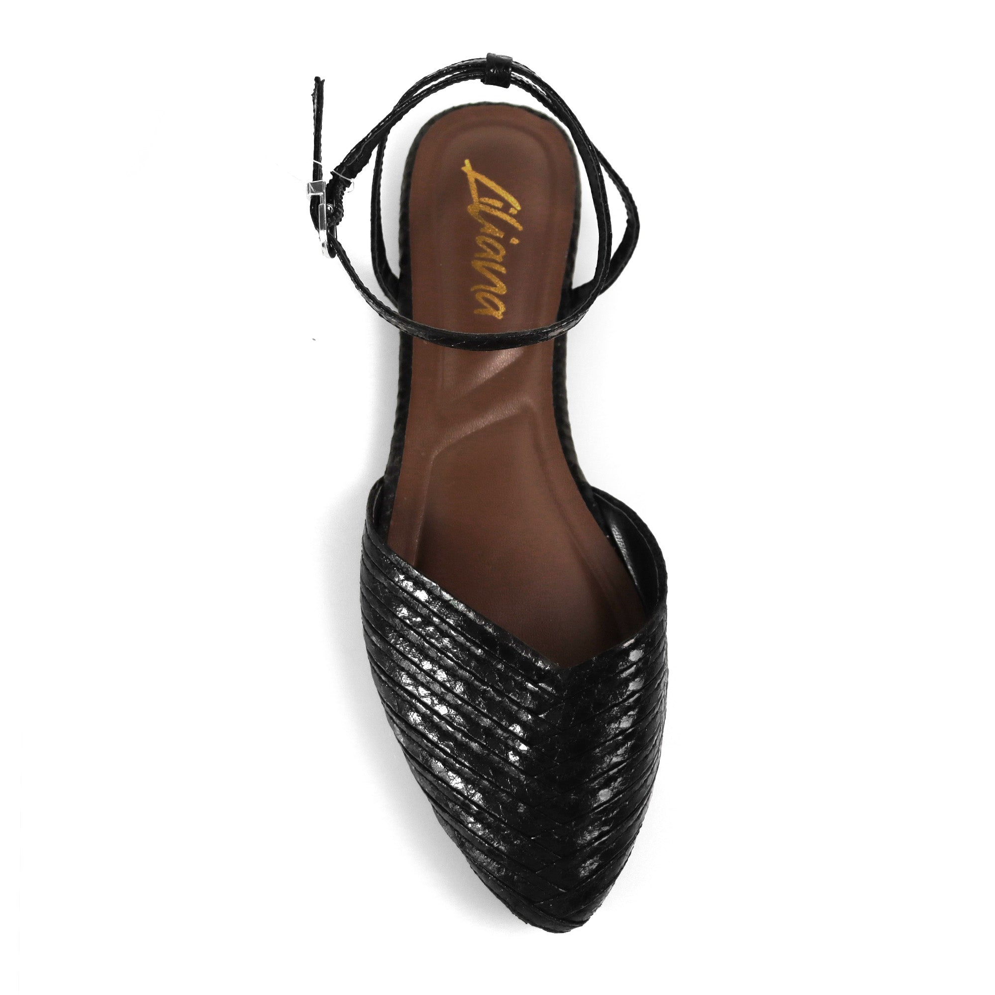 VERANO-6 STRAP SLINGBACK SANDAL BLACK