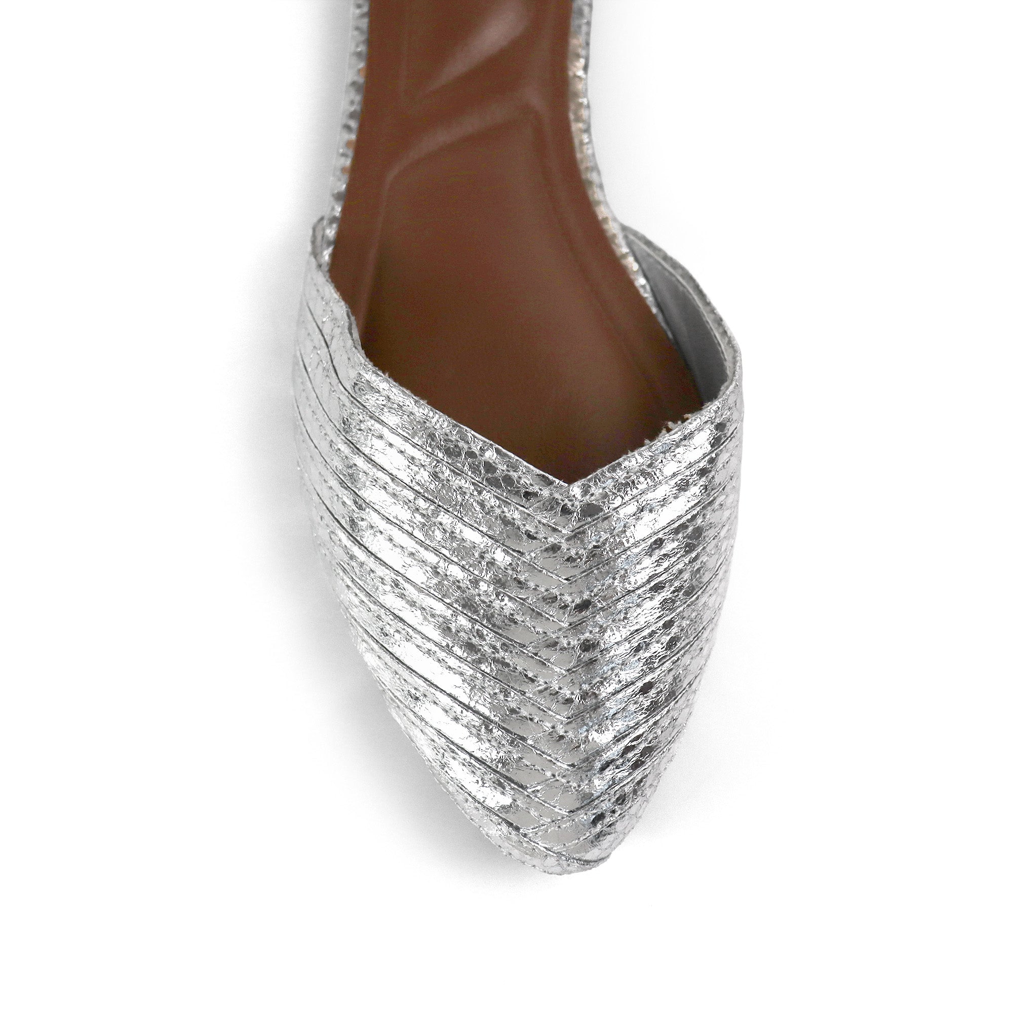 VERANO-6 STRAP SLINGBACK SANDAL SILVER