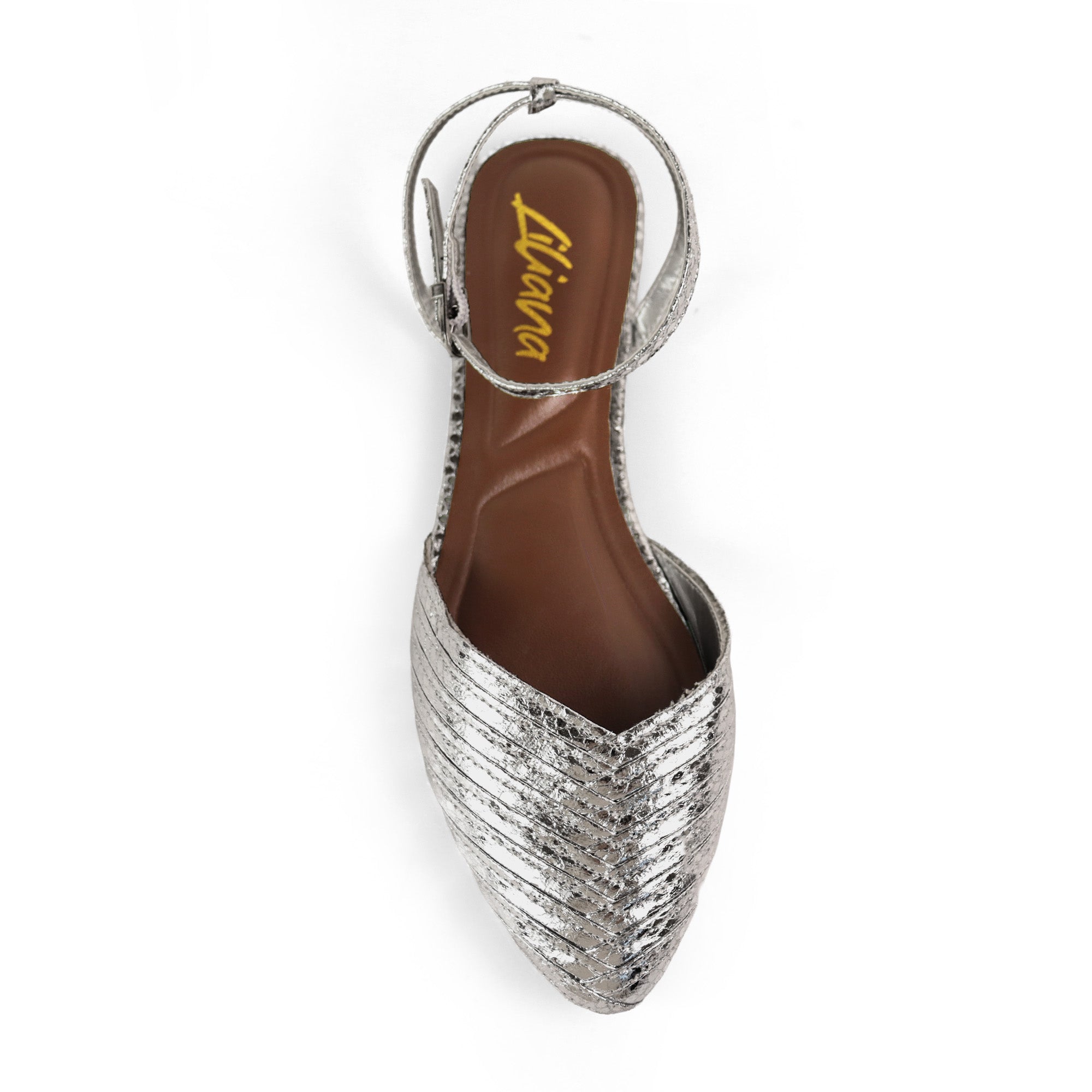 VERANO-6 STRAP SLINGBACK SANDAL SILVER