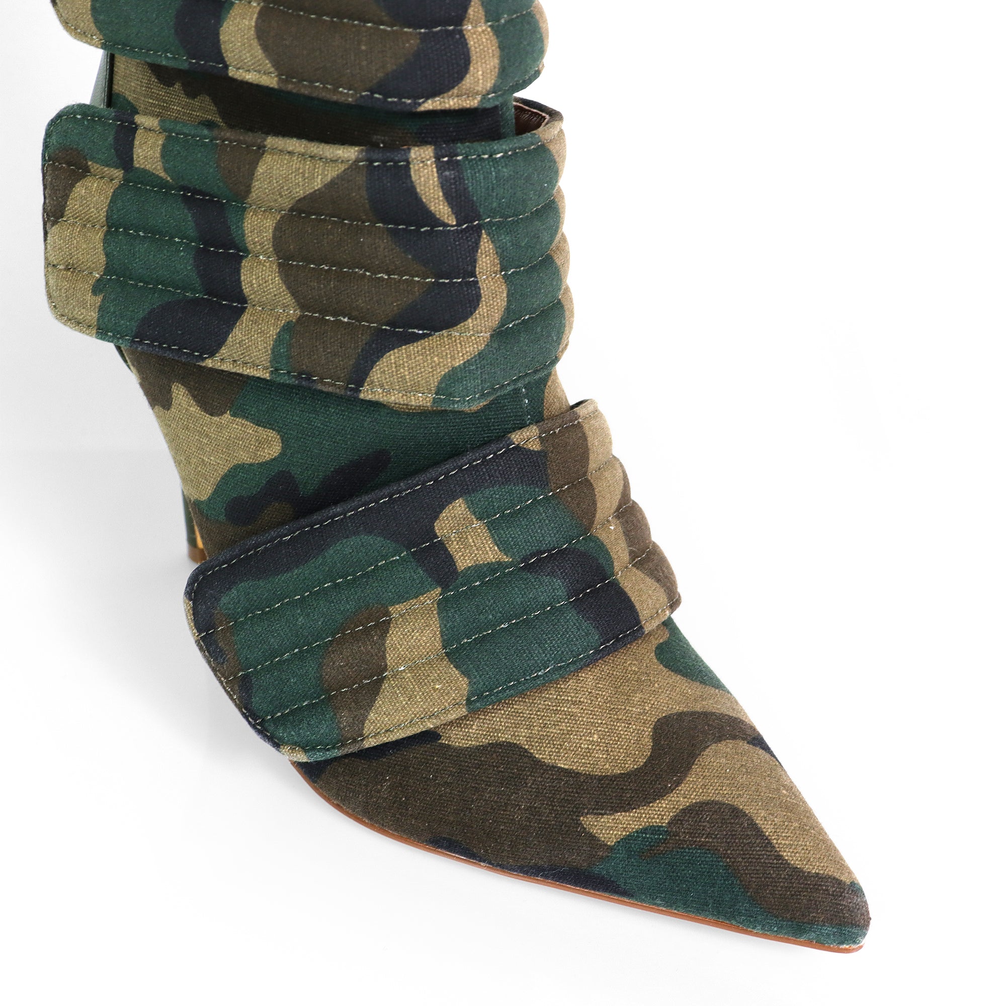 VITTO-130 POINTED TOE PANELBOOTIE W/ HEEL CAMOFLAUGE