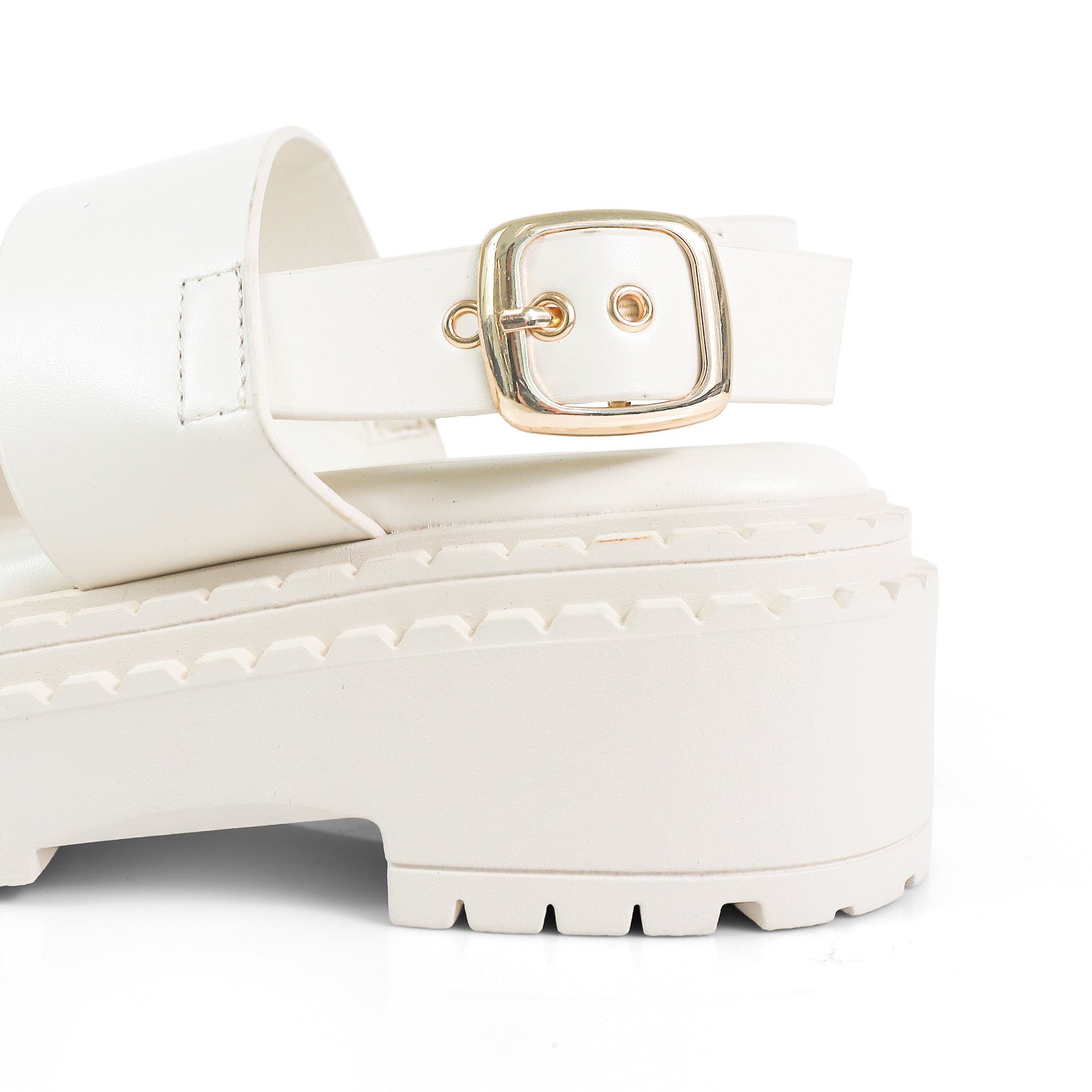 WENDY-2 CHUNCKY GLADIATOR PLATFORM SANDAL IVORY