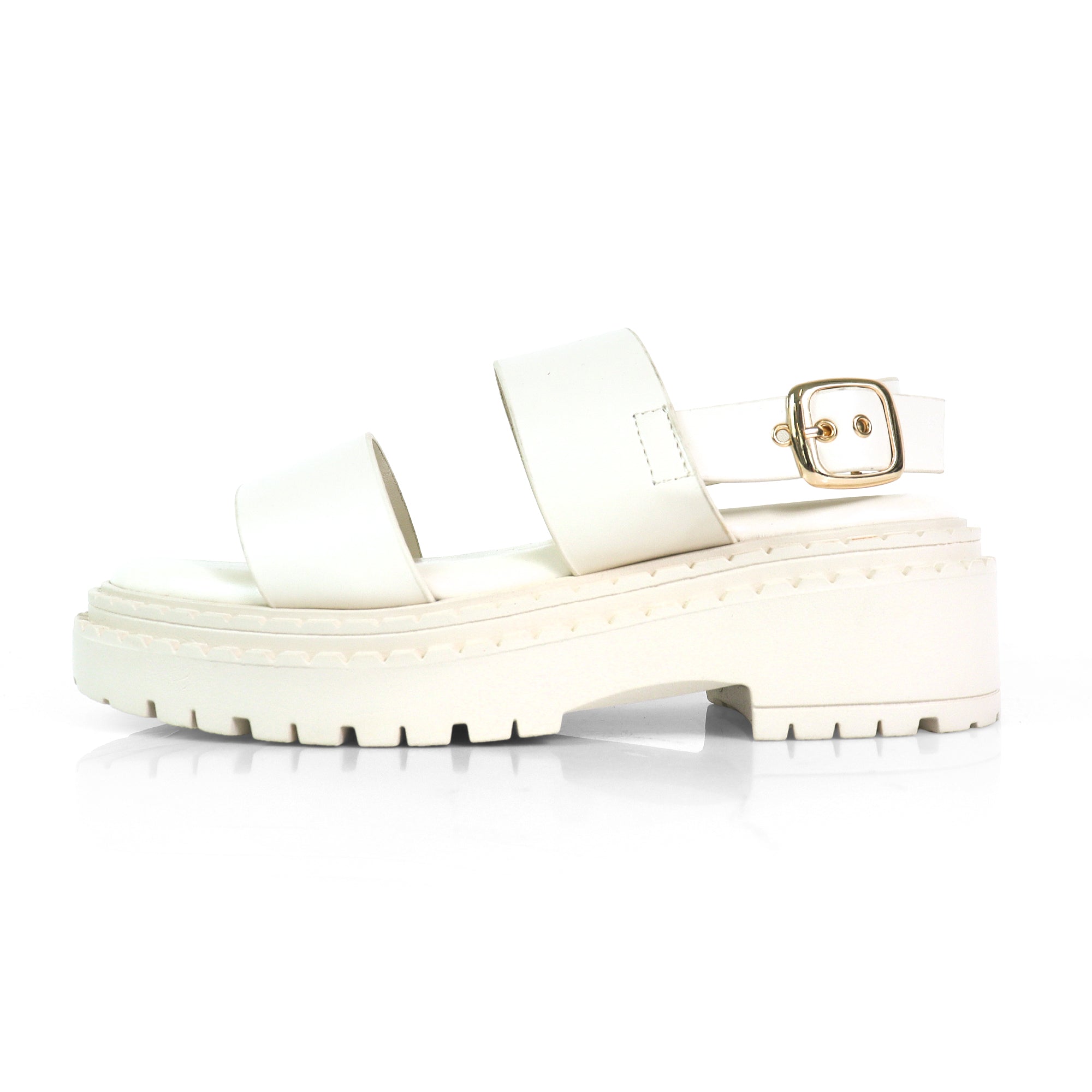 WENDY-2 CHUNCKY GLADIATOR PLATFORM SANDAL IVORY
