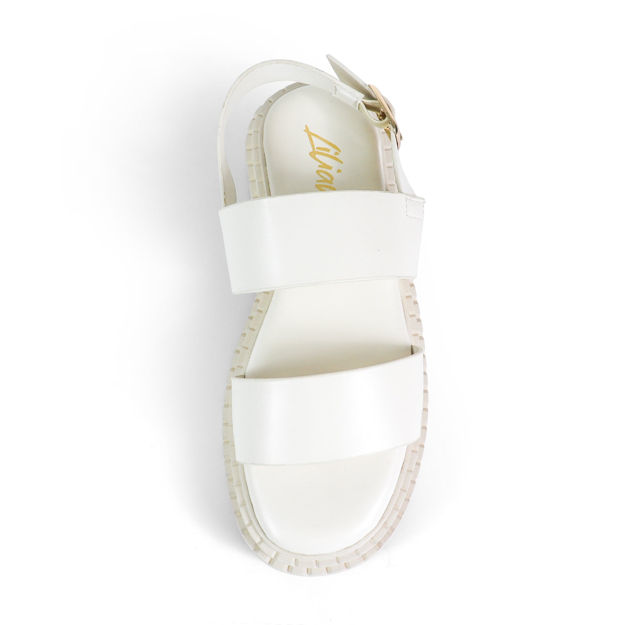 WENDY-2 CHUNCKY GLADIATOR PLATFORM SANDAL IVORY