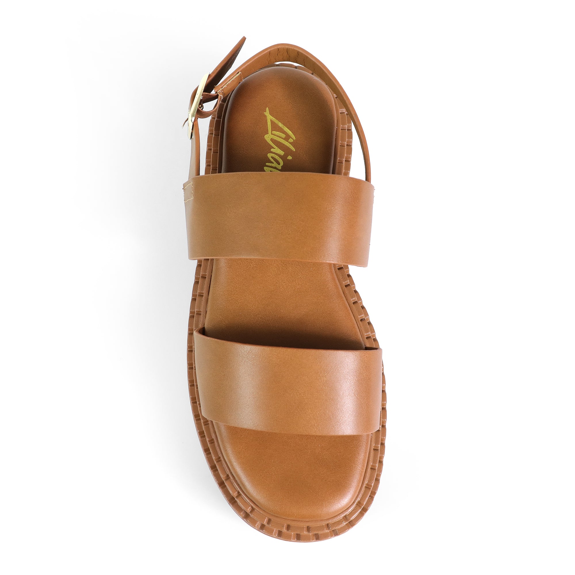 WENDY-2 CHUNCKY GLADIATOR PLATFORM SANDAL TAN