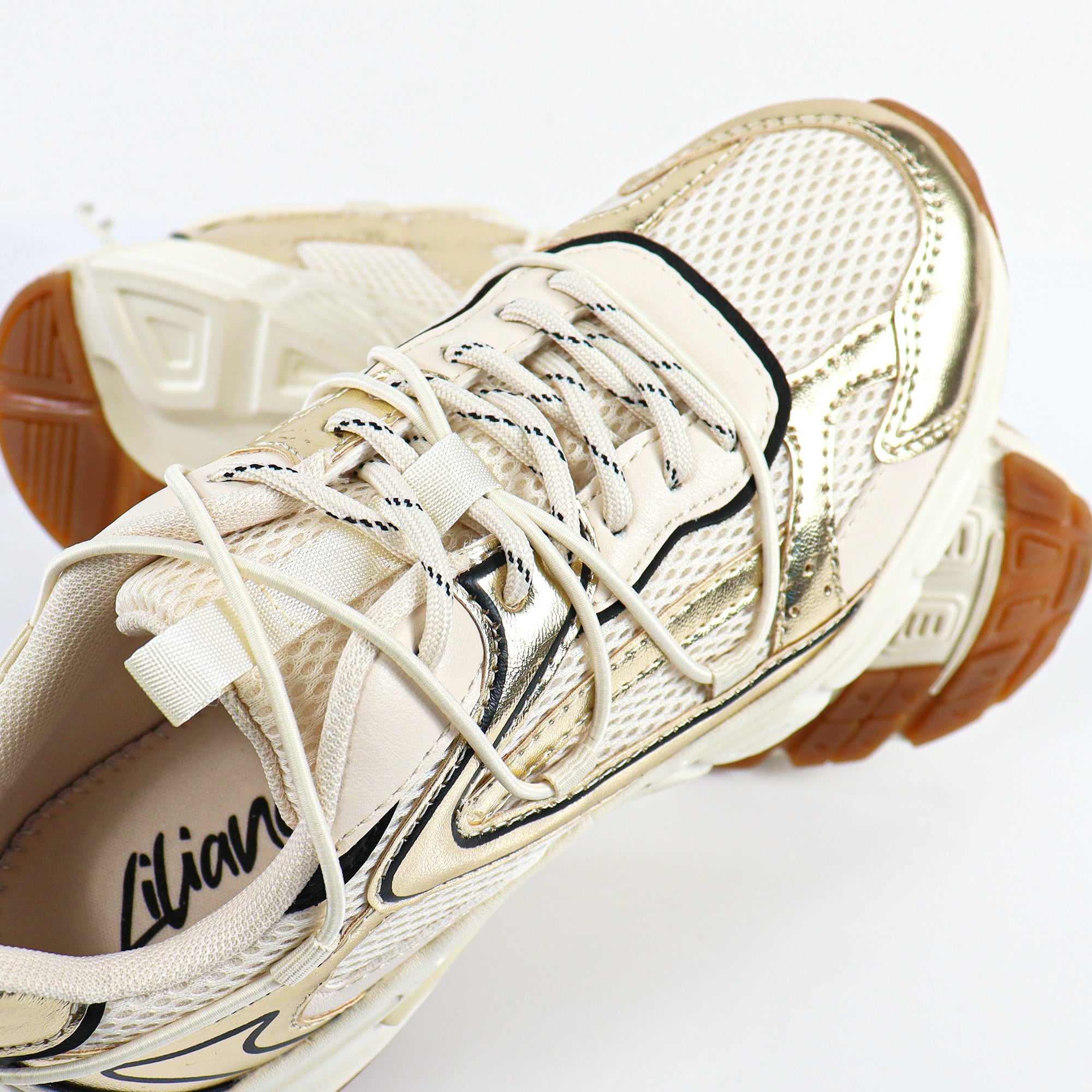 WILMA-1 SPORTY SNEAKER GOLD
