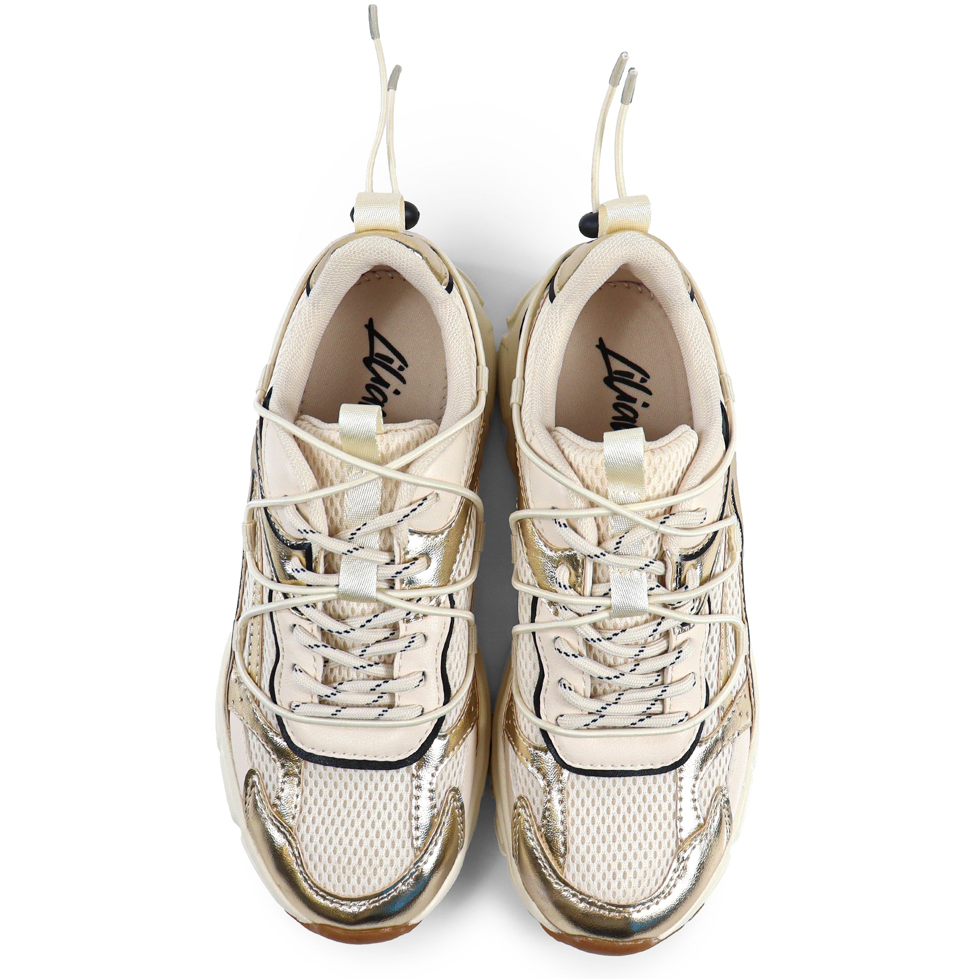 WILMA-1 SPORTY SNEAKER GOLD