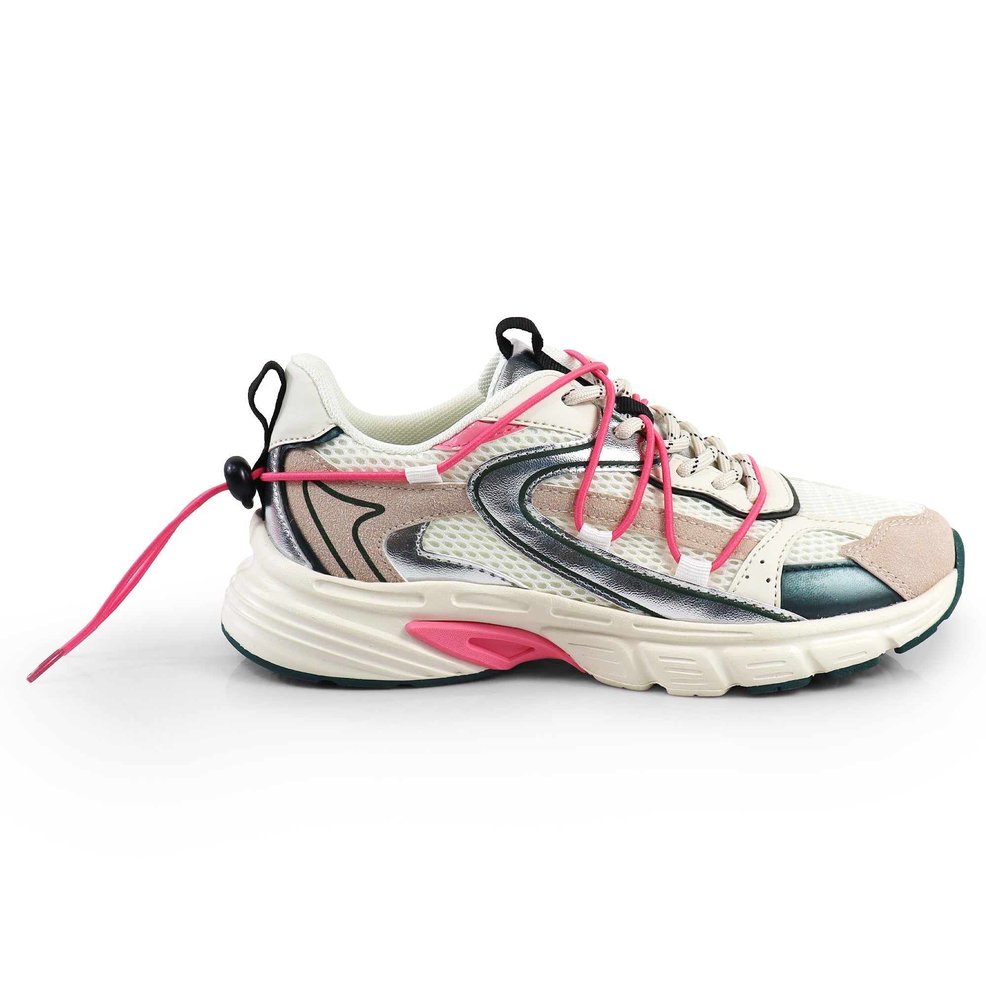 WILMA-1 SPORTY SNEAKER WHITE/PINK