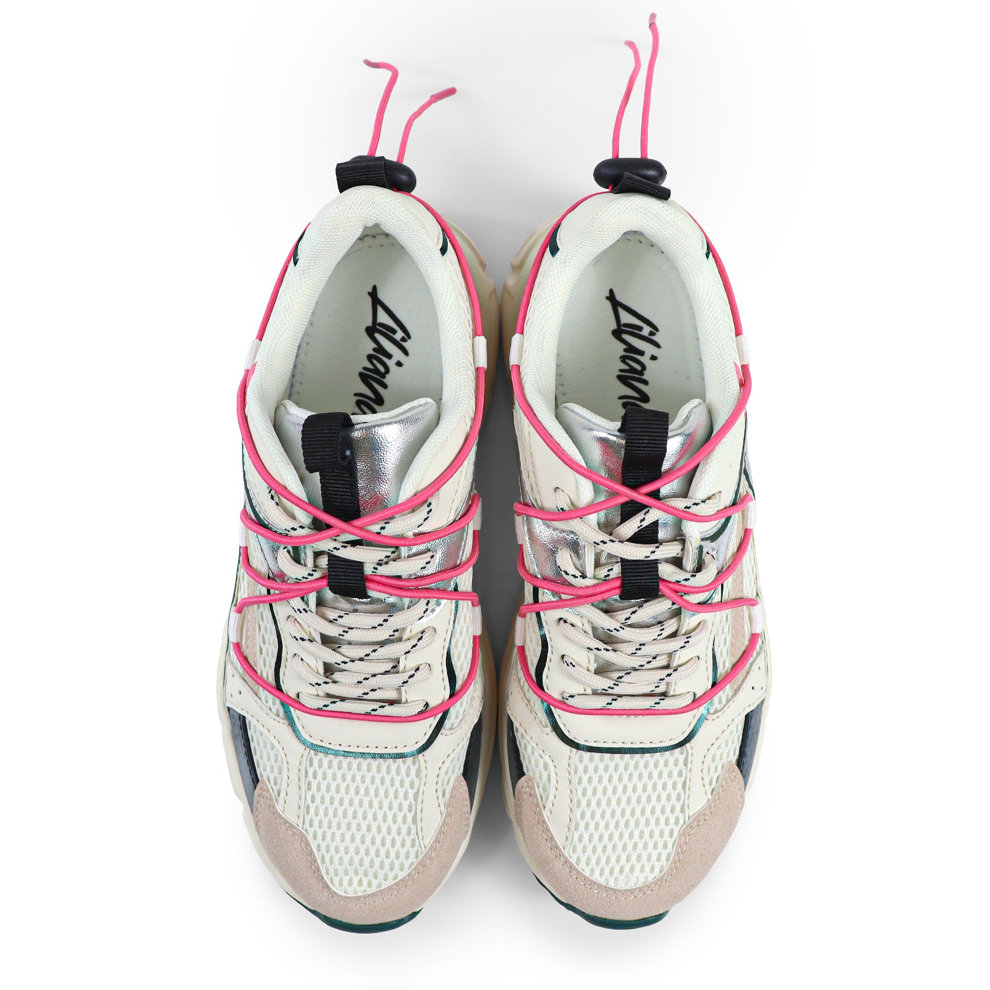 WILMA-1 SPORTY SNEAKER WHITE/PINK