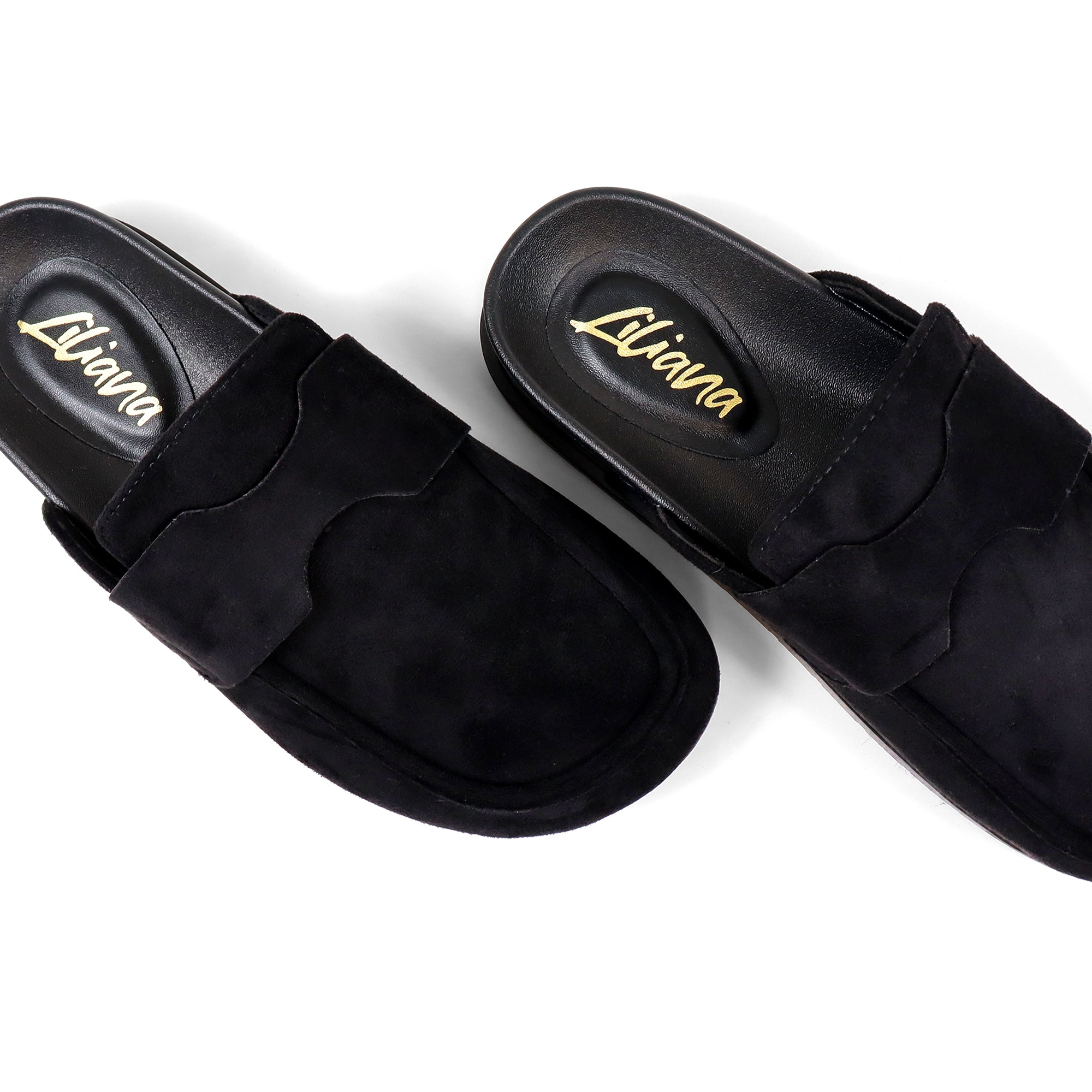 WILSON-2 SINGLE SOLE LOW CHUNKY HEEL BLACK