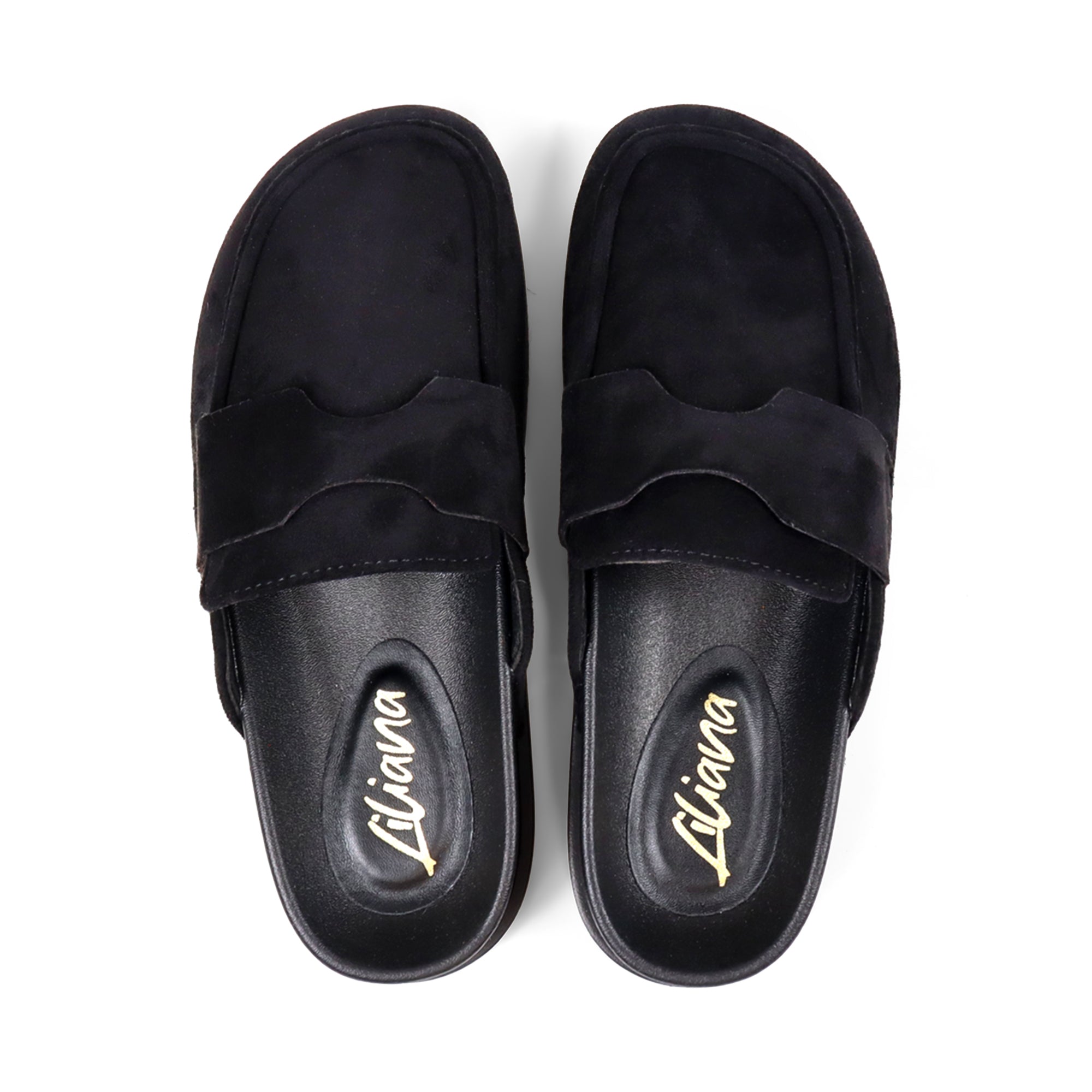 WILSON-2 SINGLE SOLE LOW CHUNKY HEEL BLACK