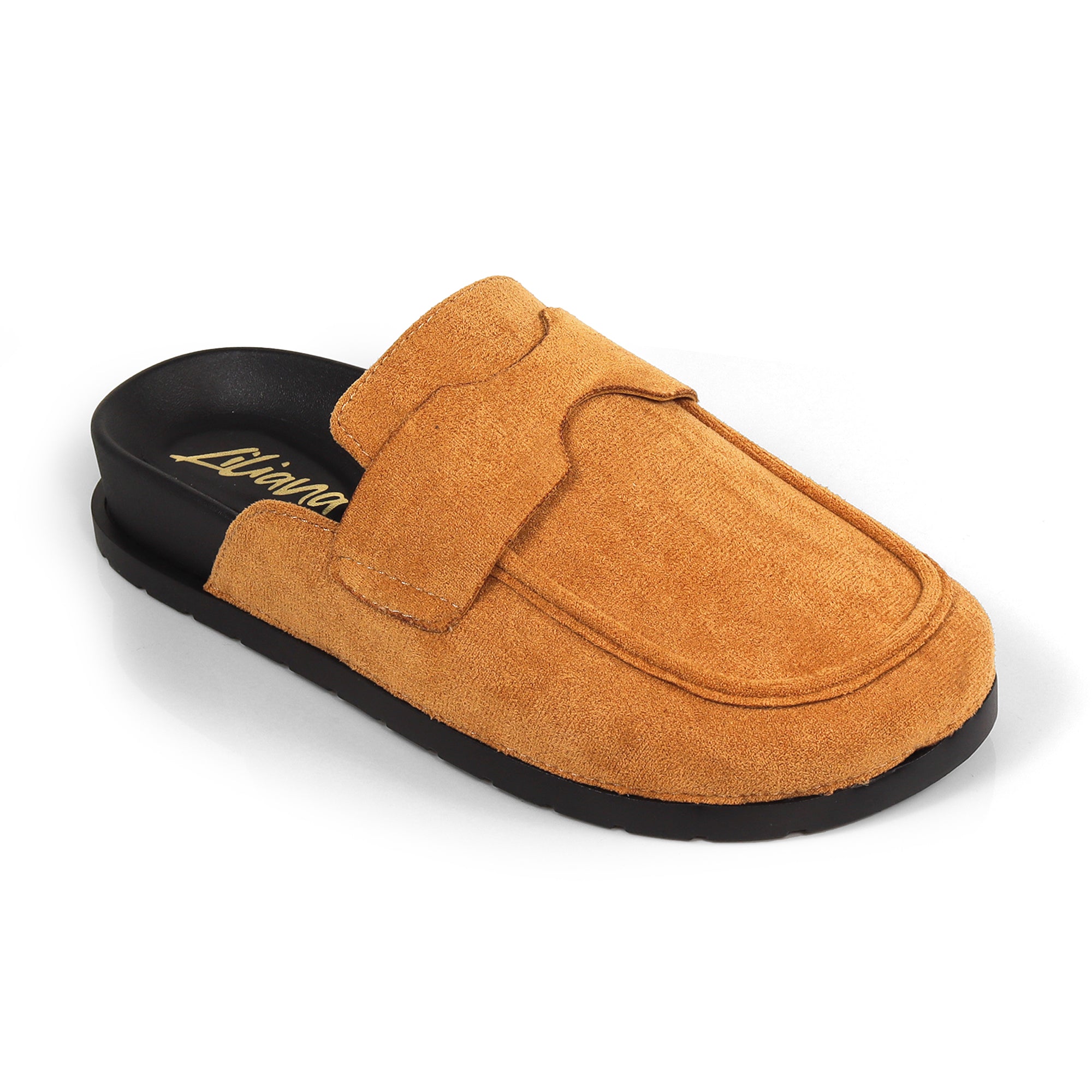 WILSON-2 SINGLE SOLE LOW CHUNKY HEEL CAMEL