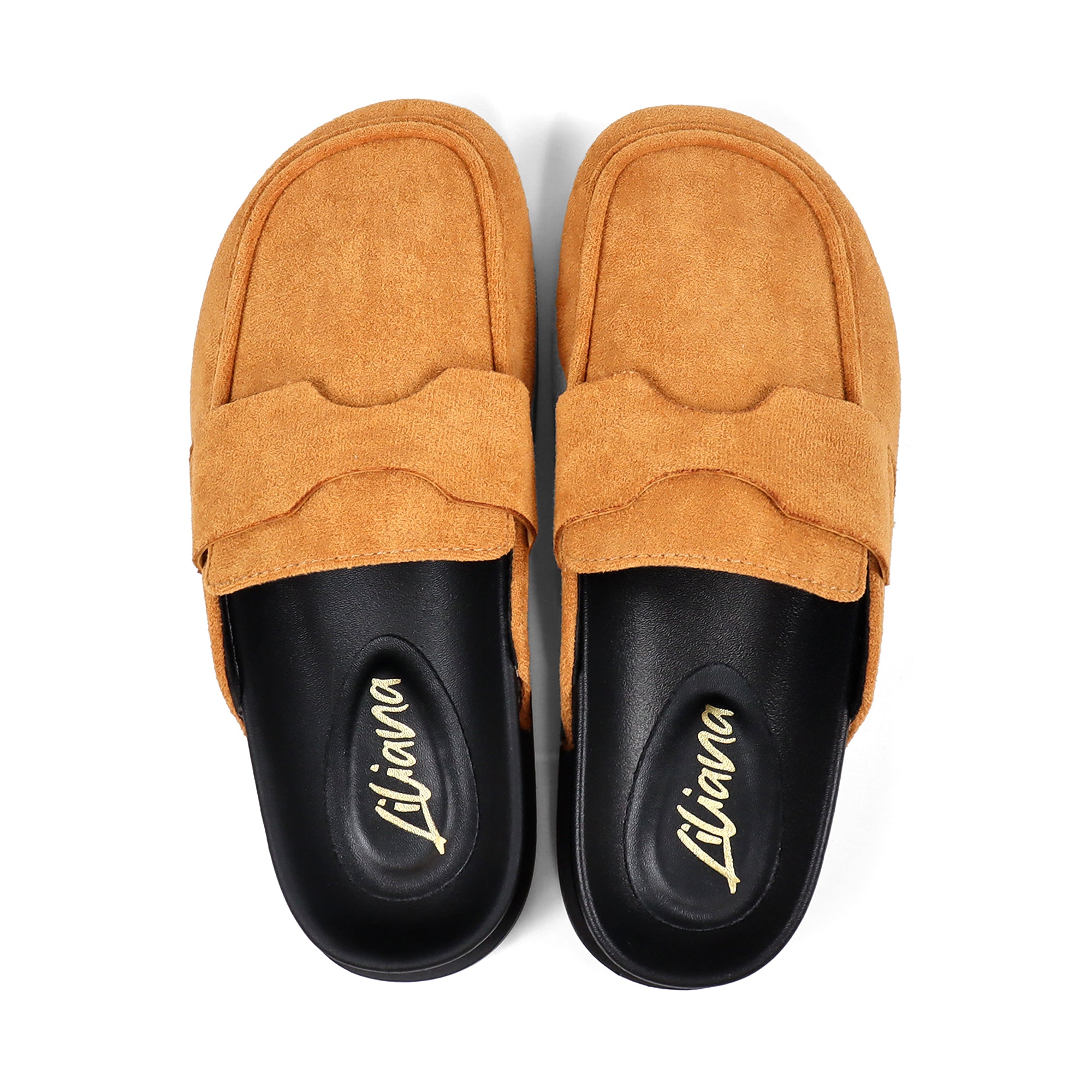 WILSON-2 SINGLE SOLE LOW CHUNKY HEEL CAMEL