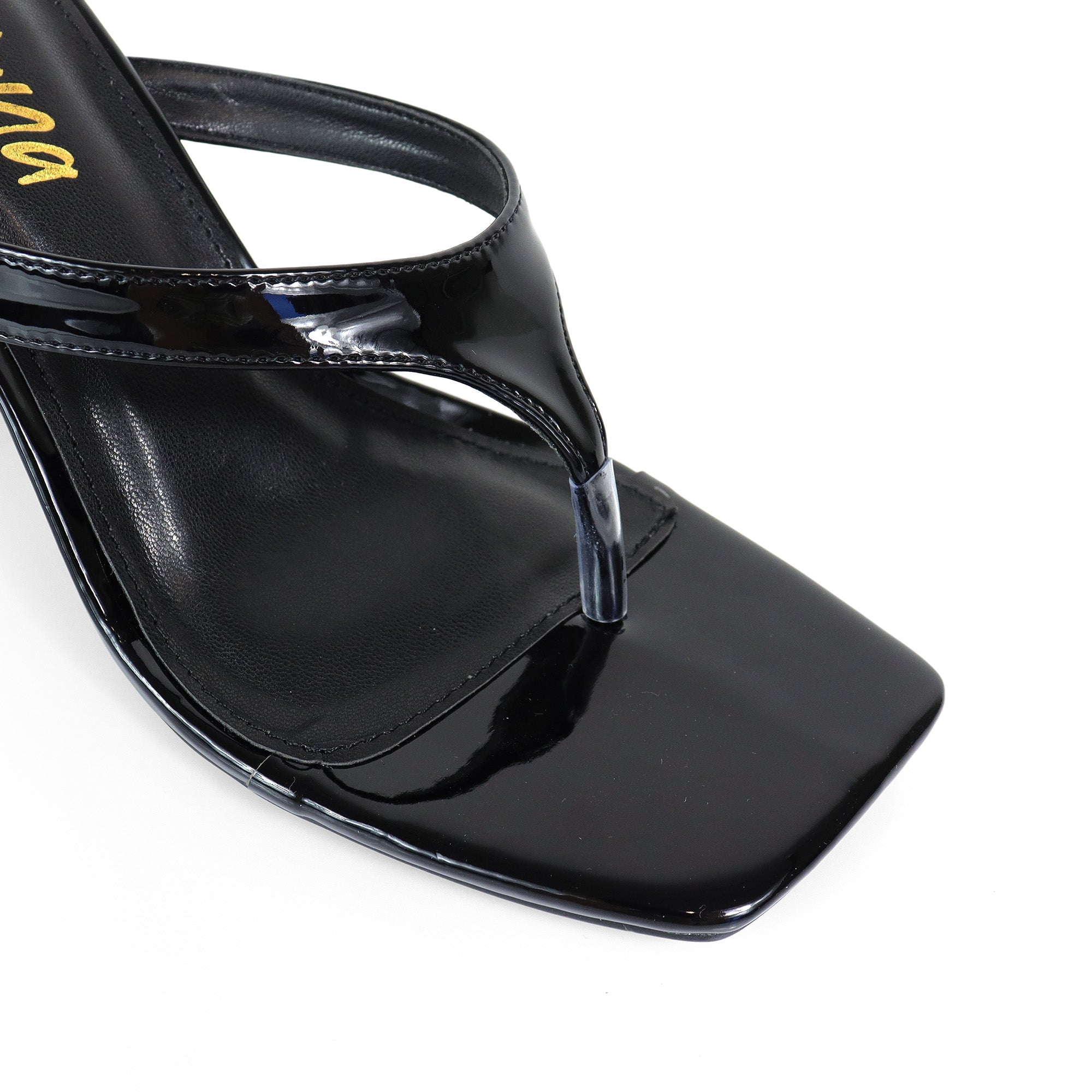 ZARRA-1 THONG W/ SPECIAL HEEL BLACK