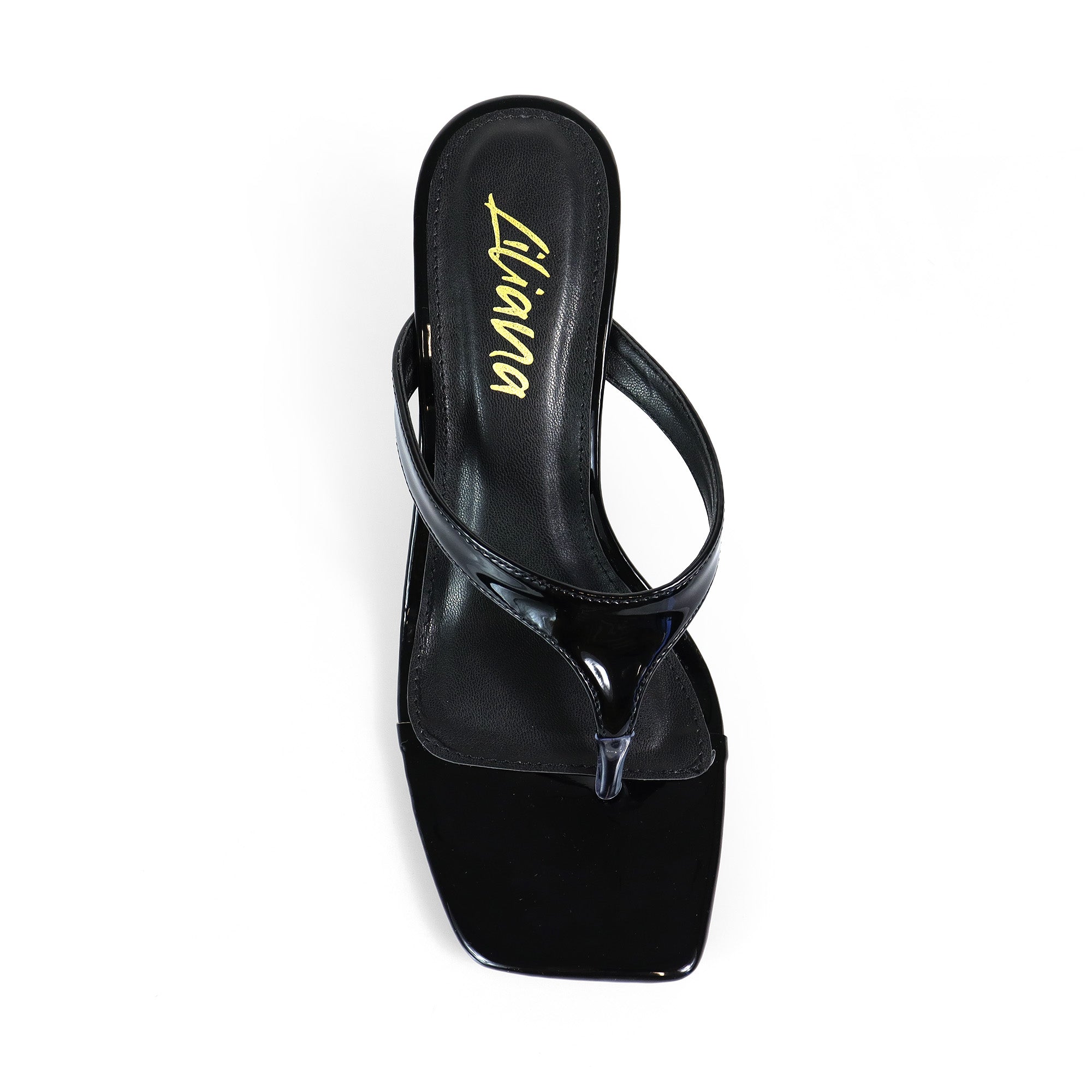 ZARRA-1 THONG W/ SPECIAL HEEL BLACK