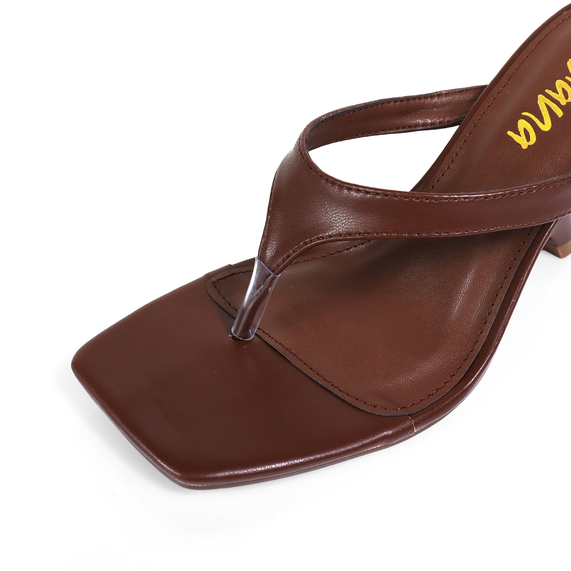 ZARRA-1 THONG W/ SPECIAL HEEL BROWN