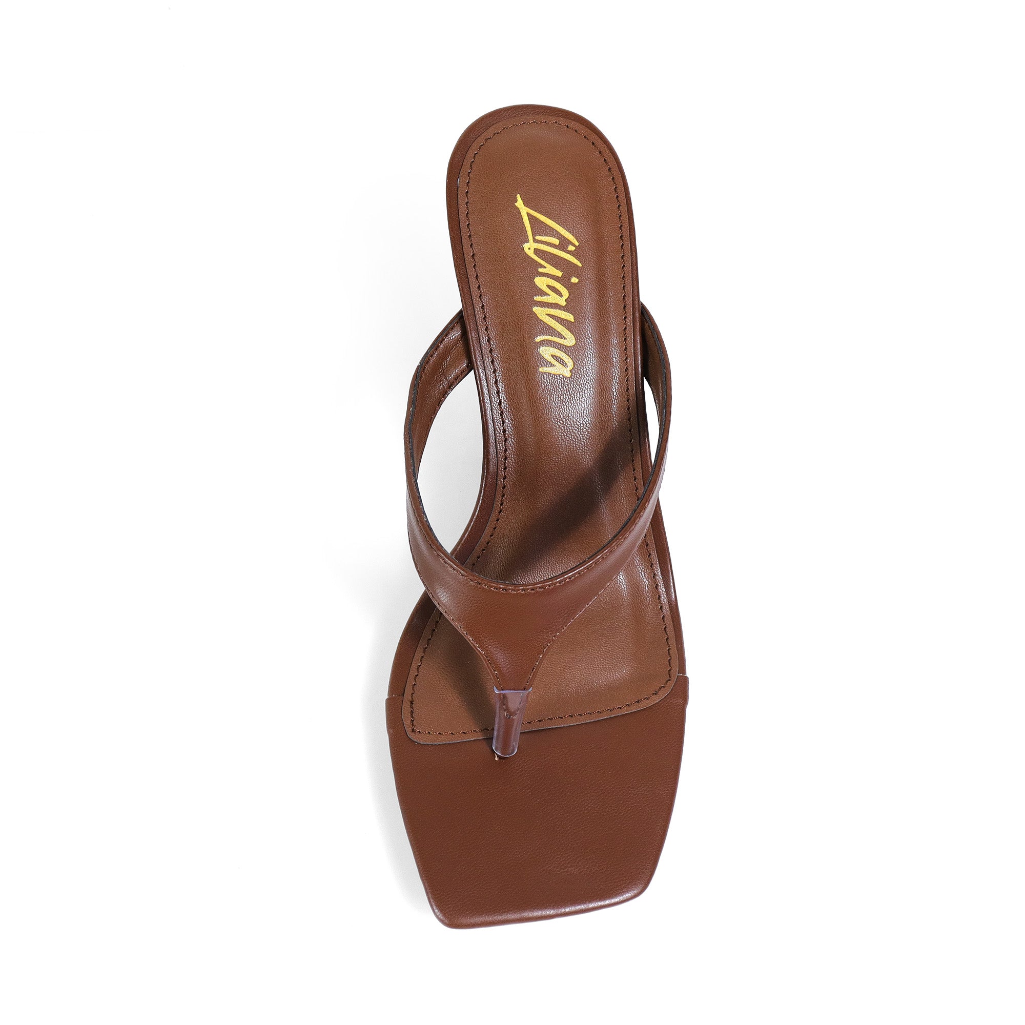 ZARRA-1 THONG W/ SPECIAL HEEL BROWN
