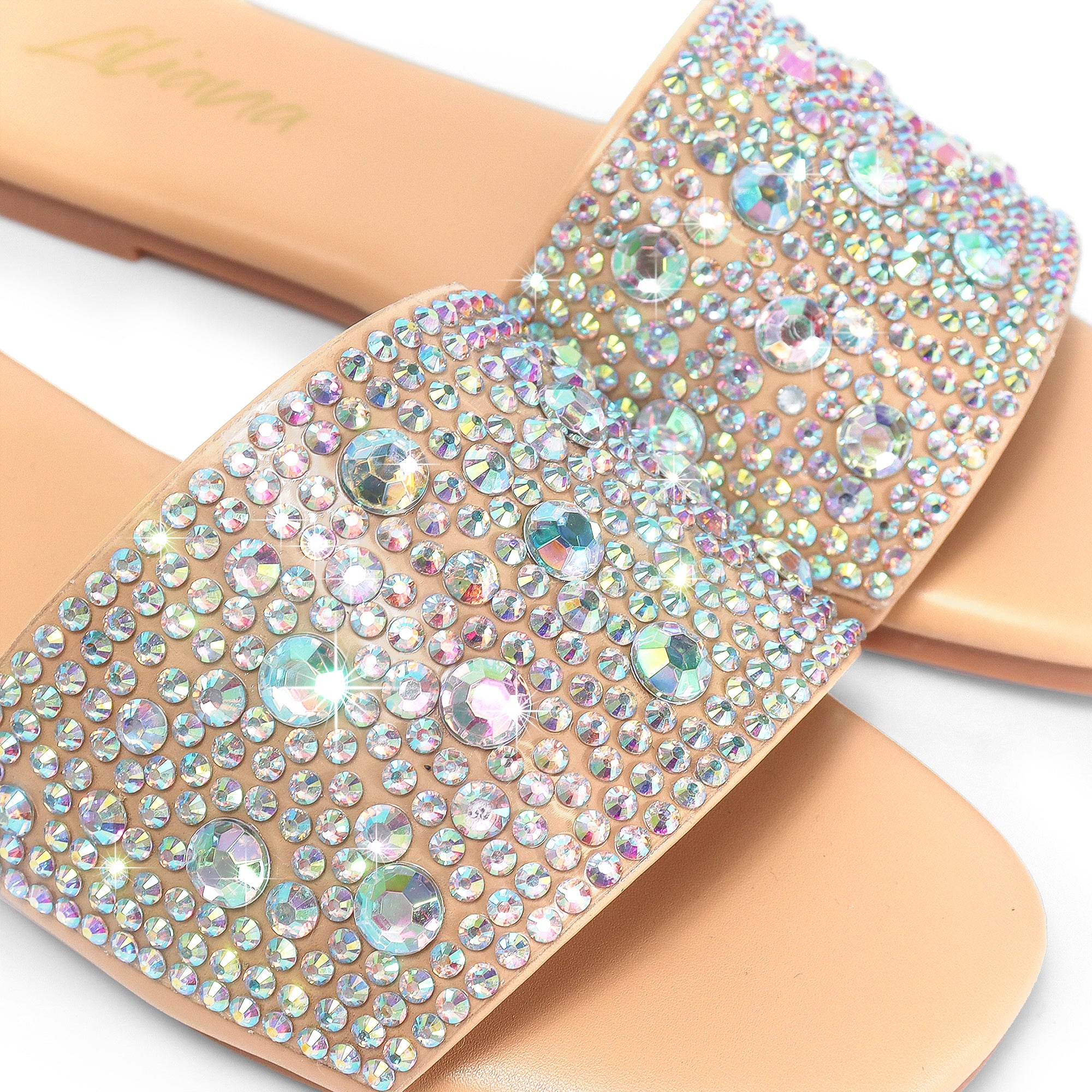 ZARYA-1 RHINESTONE SLIDE NUDE