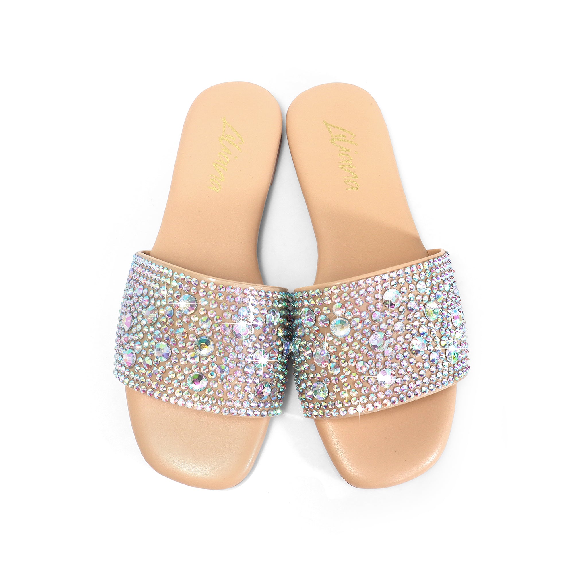 ZARYA-1 RHINESTONE SLIDE NUDE