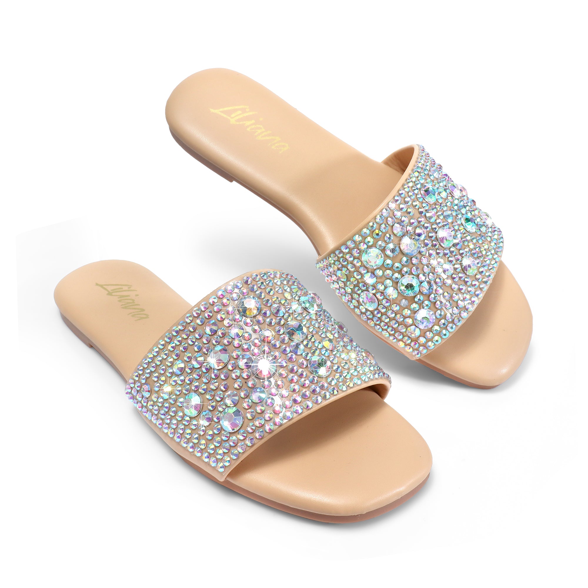 ZARYA-1 RHINESTONE SLIDE NUDE