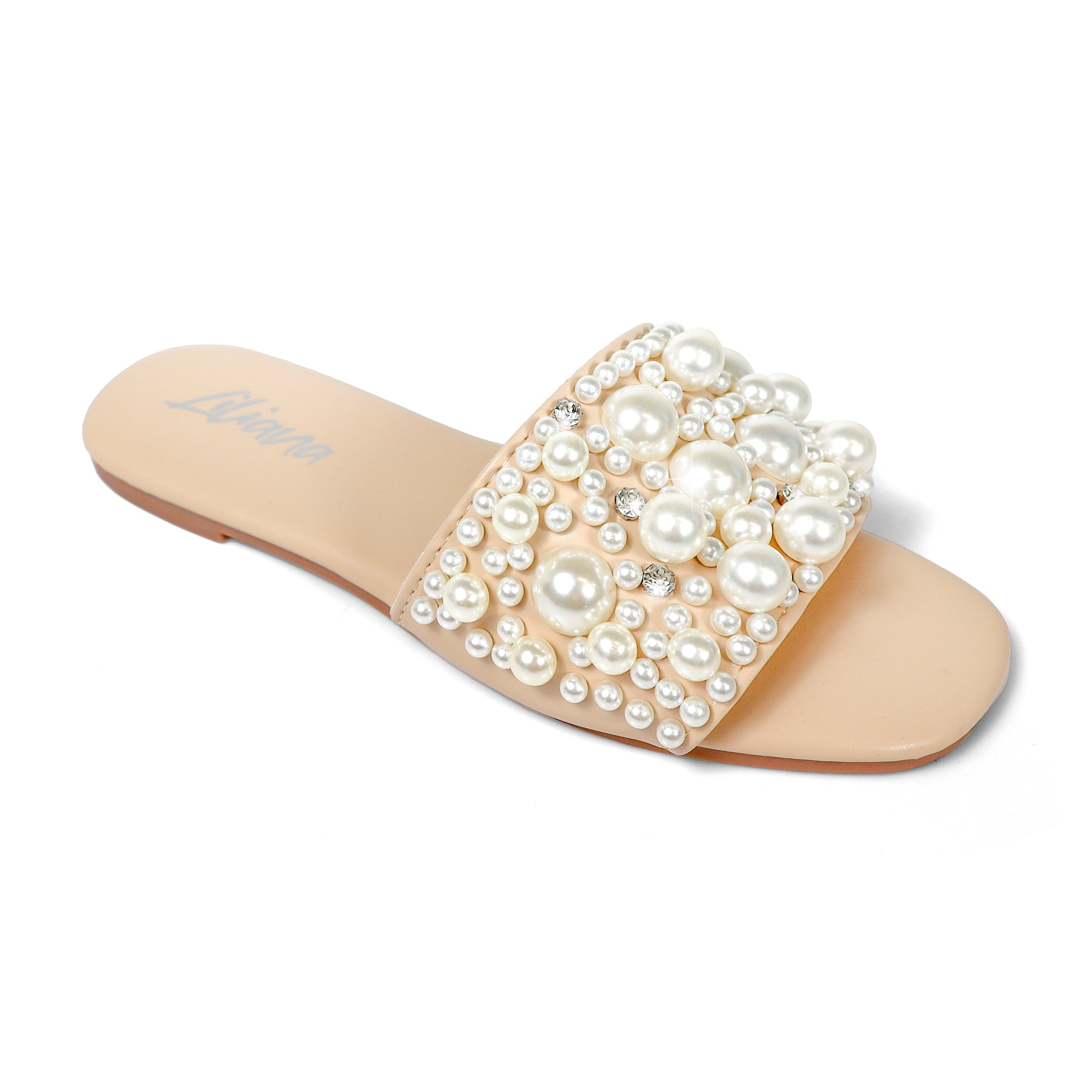ZARYA-2 PEARL W/RHINESTONE SLIDE NUDE
