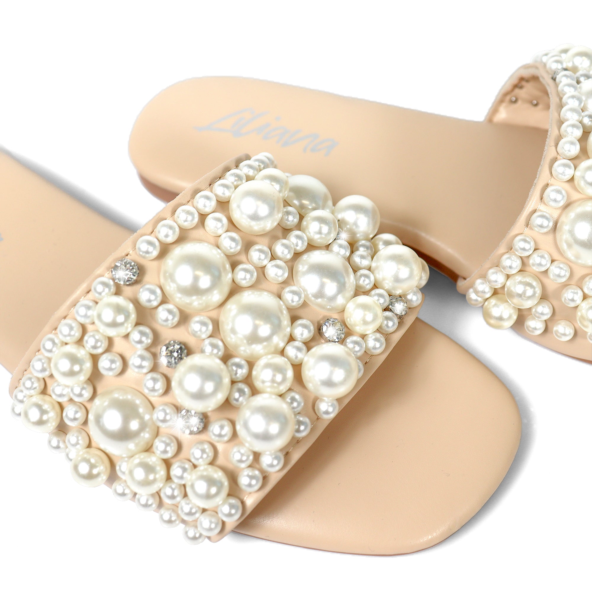 ZARYA-2 PEARL W/RHINESTONE SLIDE NUDE