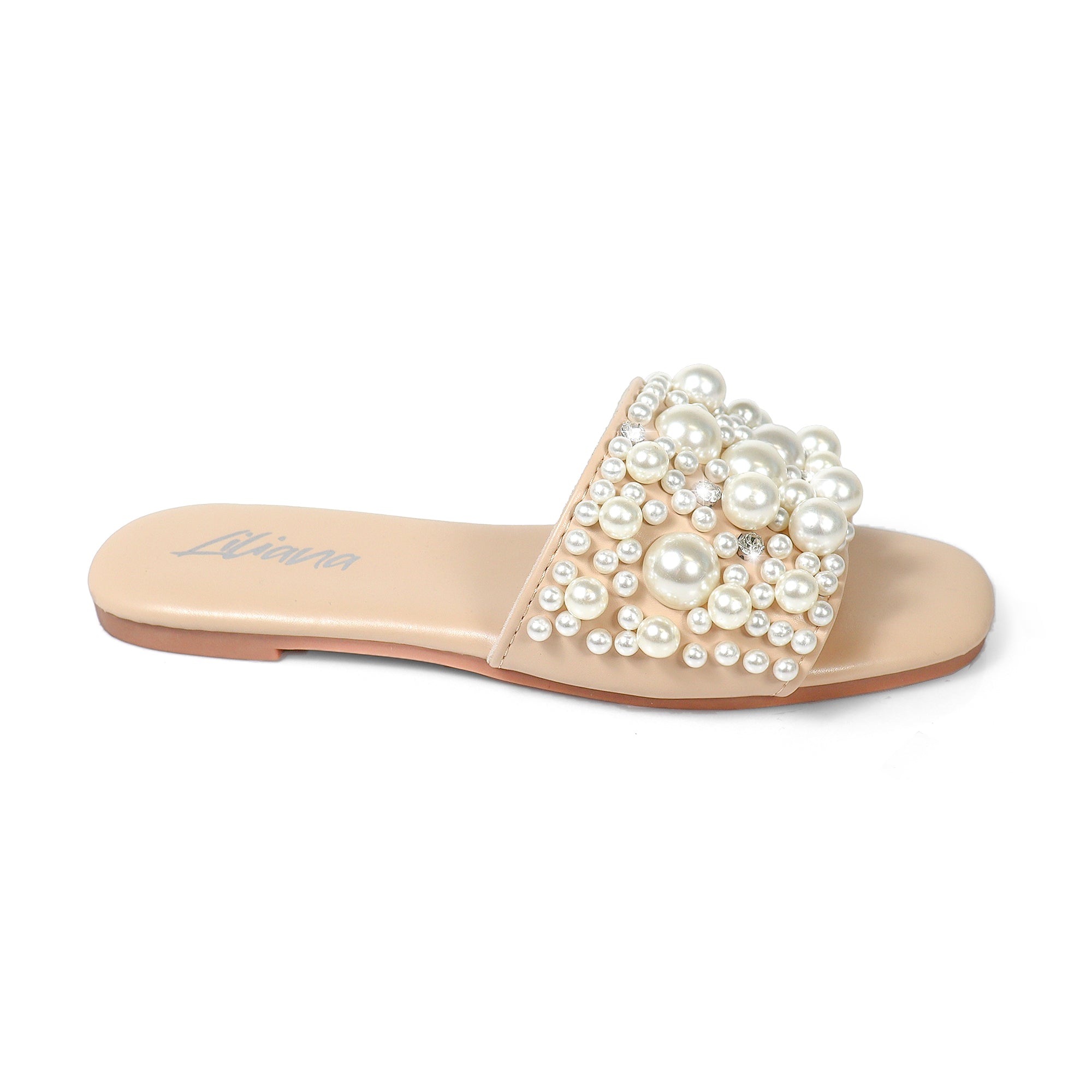 ZARYA-2 PEARL W/RHINESTONE SLIDE NUDE