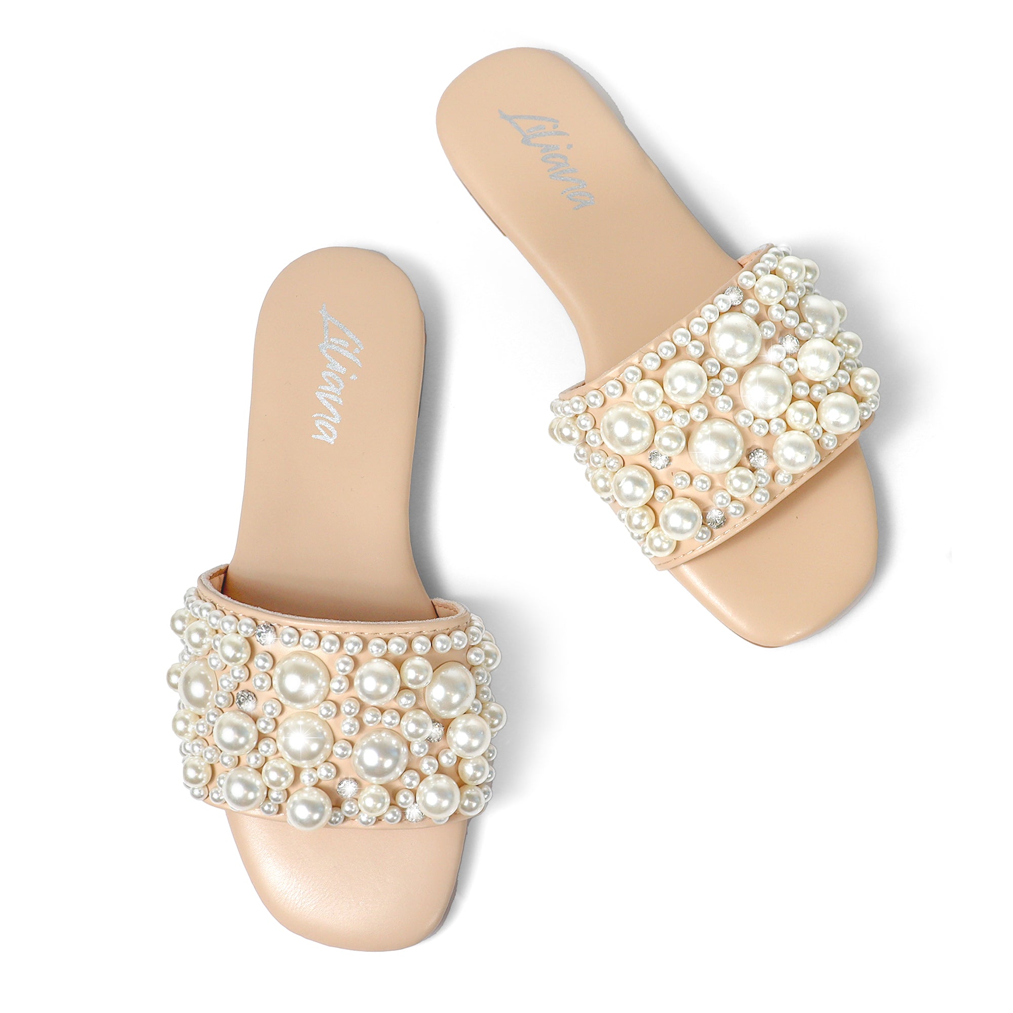 ZARYA-2 PEARL W/RHINESTONE SLIDE NUDE