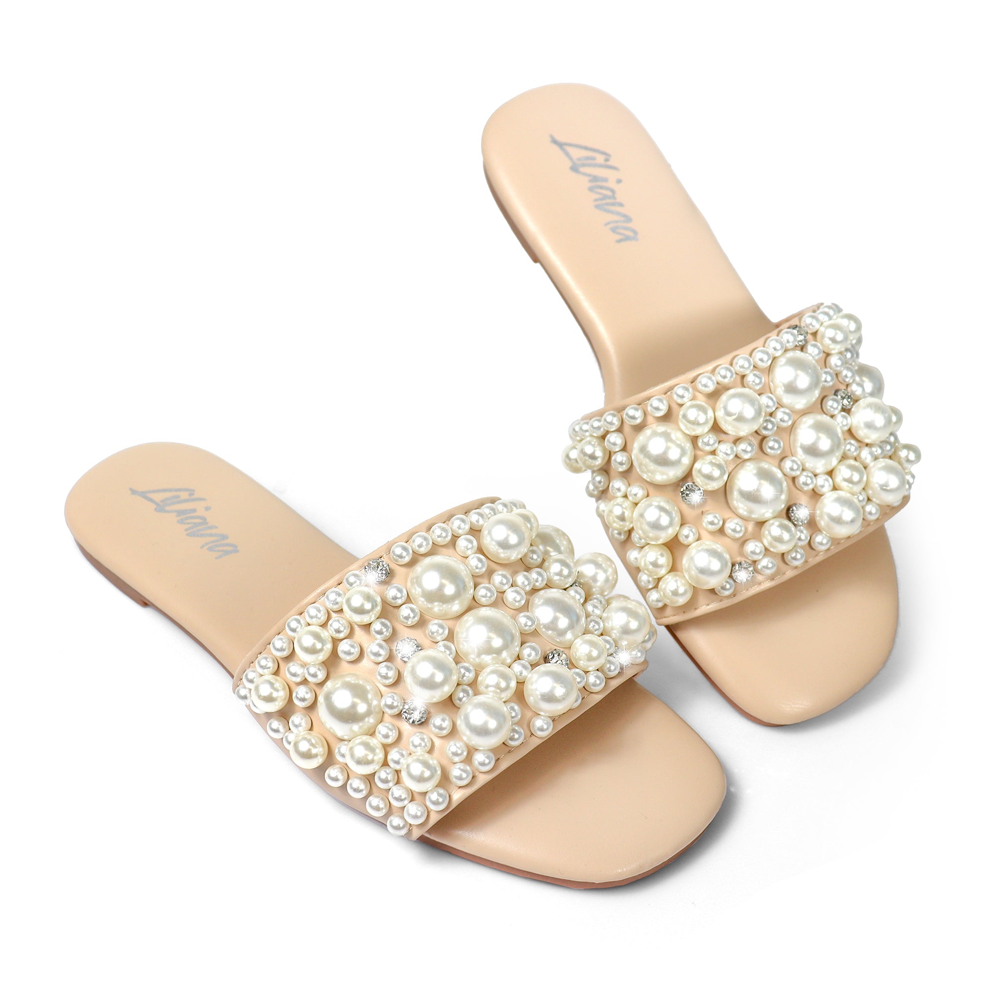 ZARYA-2 PEARL W/RHINESTONE SLIDE NUDE